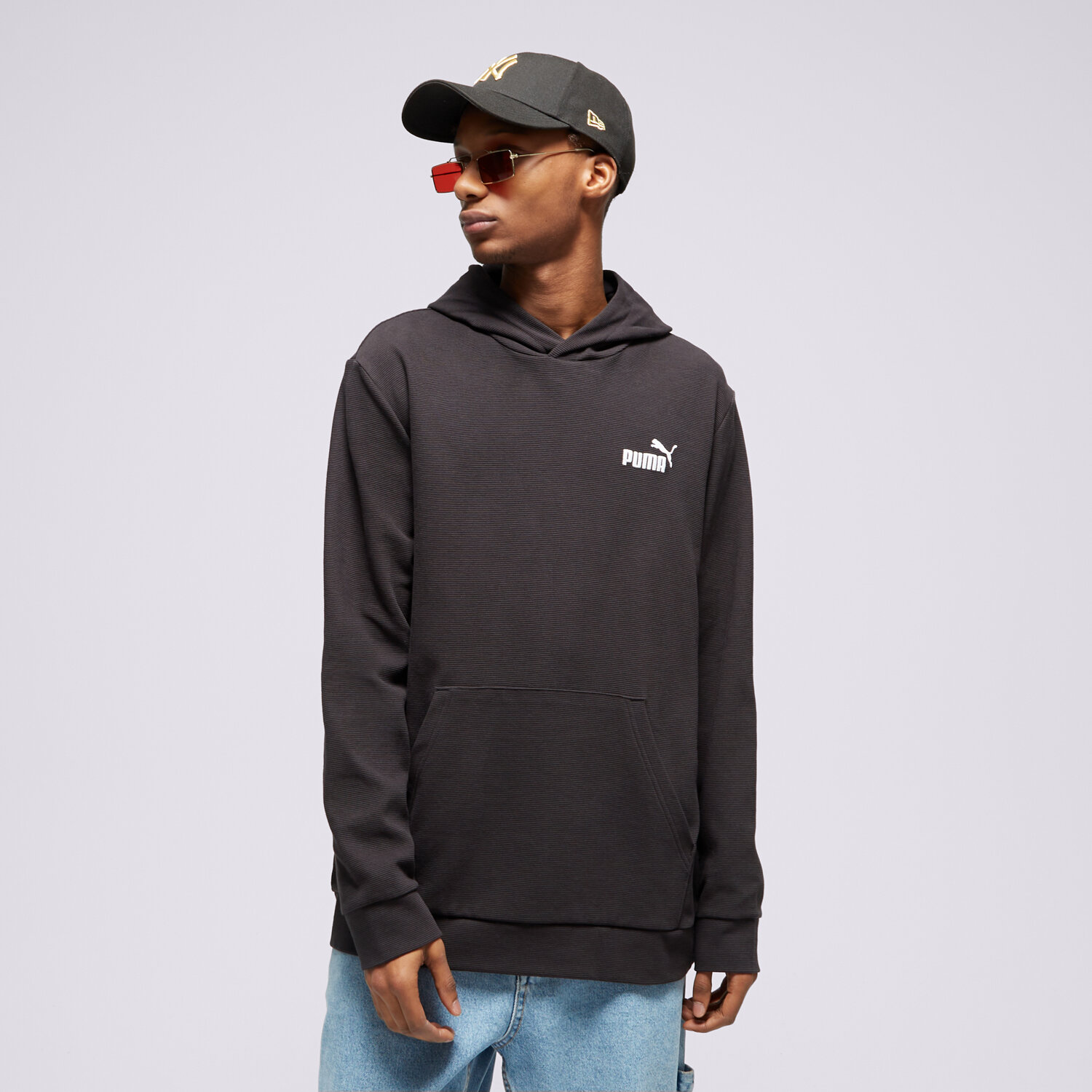 Herren PUMA HOODIE ESS ELEVATED 67597501 Schwarz