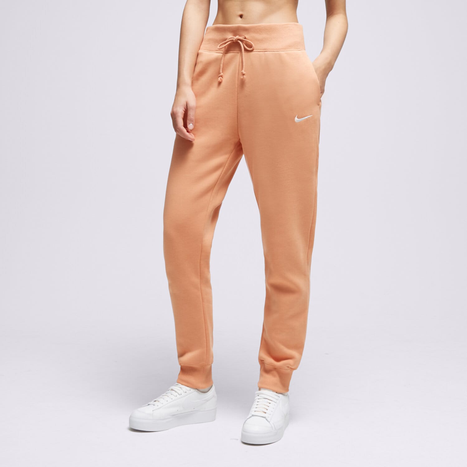 Damen Hosen NIKE HOSE W NSW PHNX FLC HR DQ5688-225 Braun