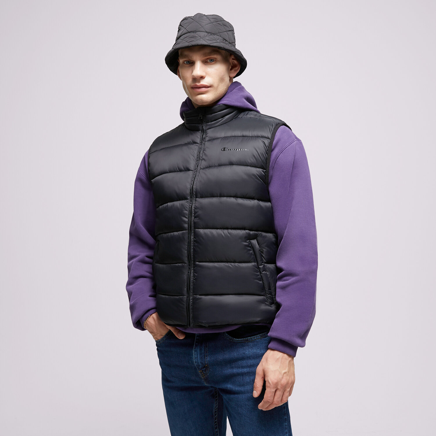 Herren Weste CHAMPION WESTE VEST 219188KK001 Schwarz