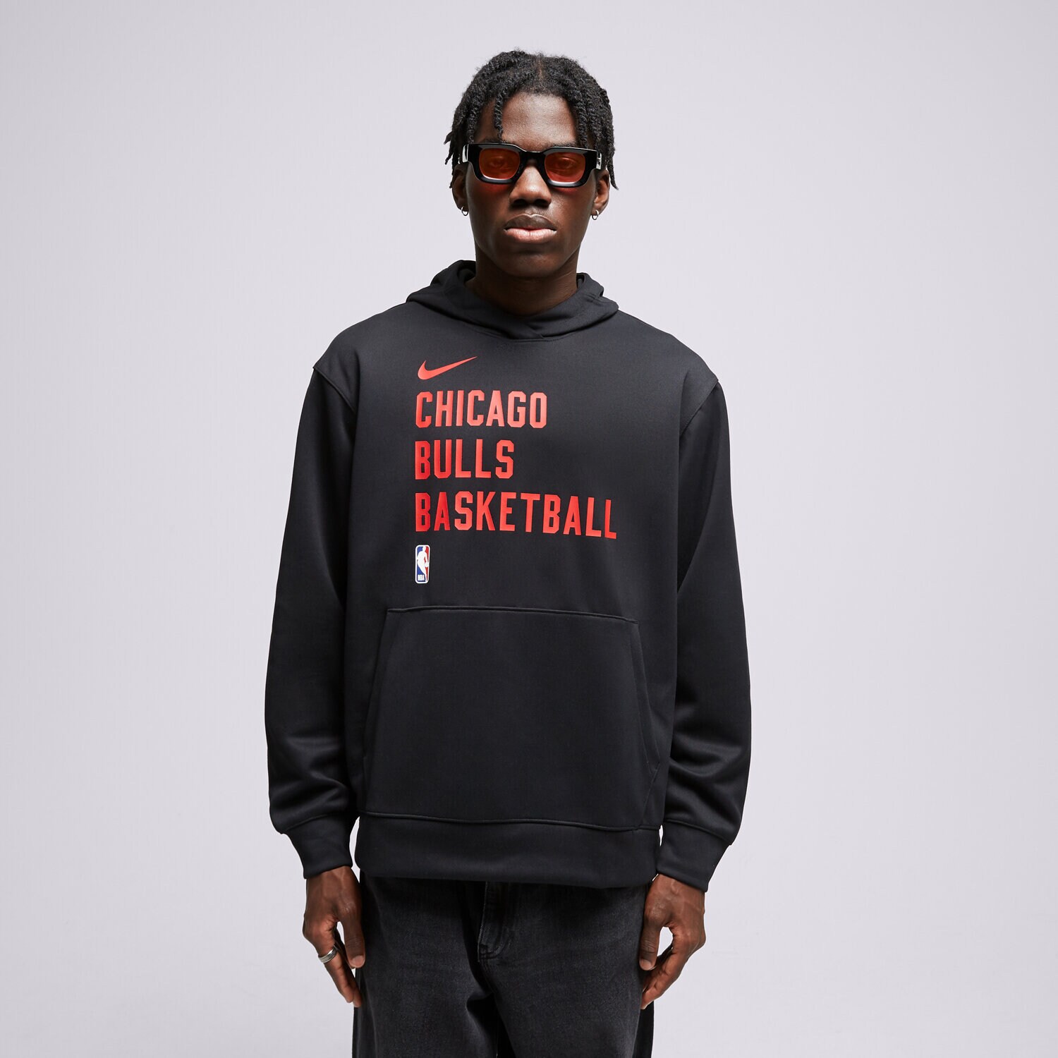 Herren NIKE HOODIE CHI MNK DF SPTLIGHT PO HDY NBA FB3683-010 Schwarz