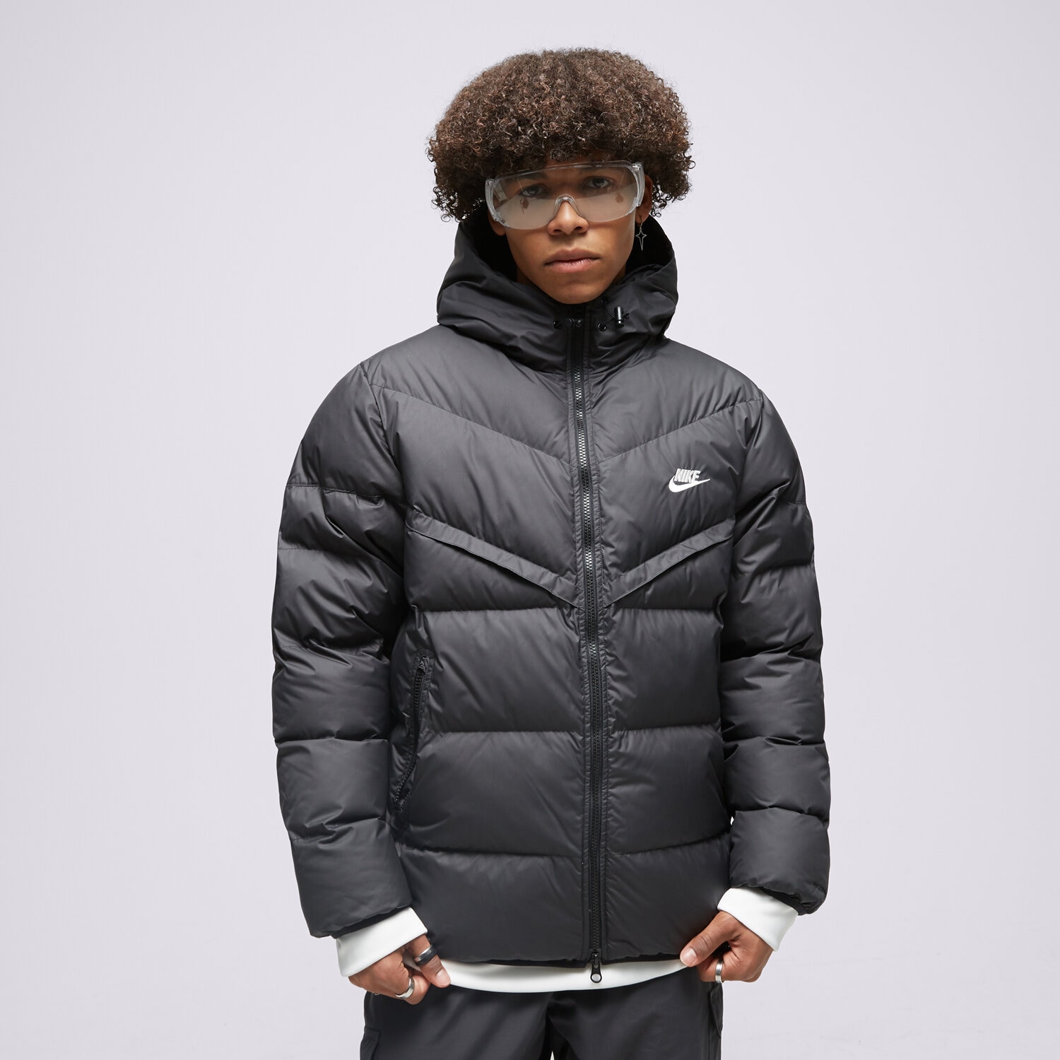 Herren Winterjacke NIKE JACKE WINTER M NK SF WR PL-FLD HD FB8185-010 Schwarz