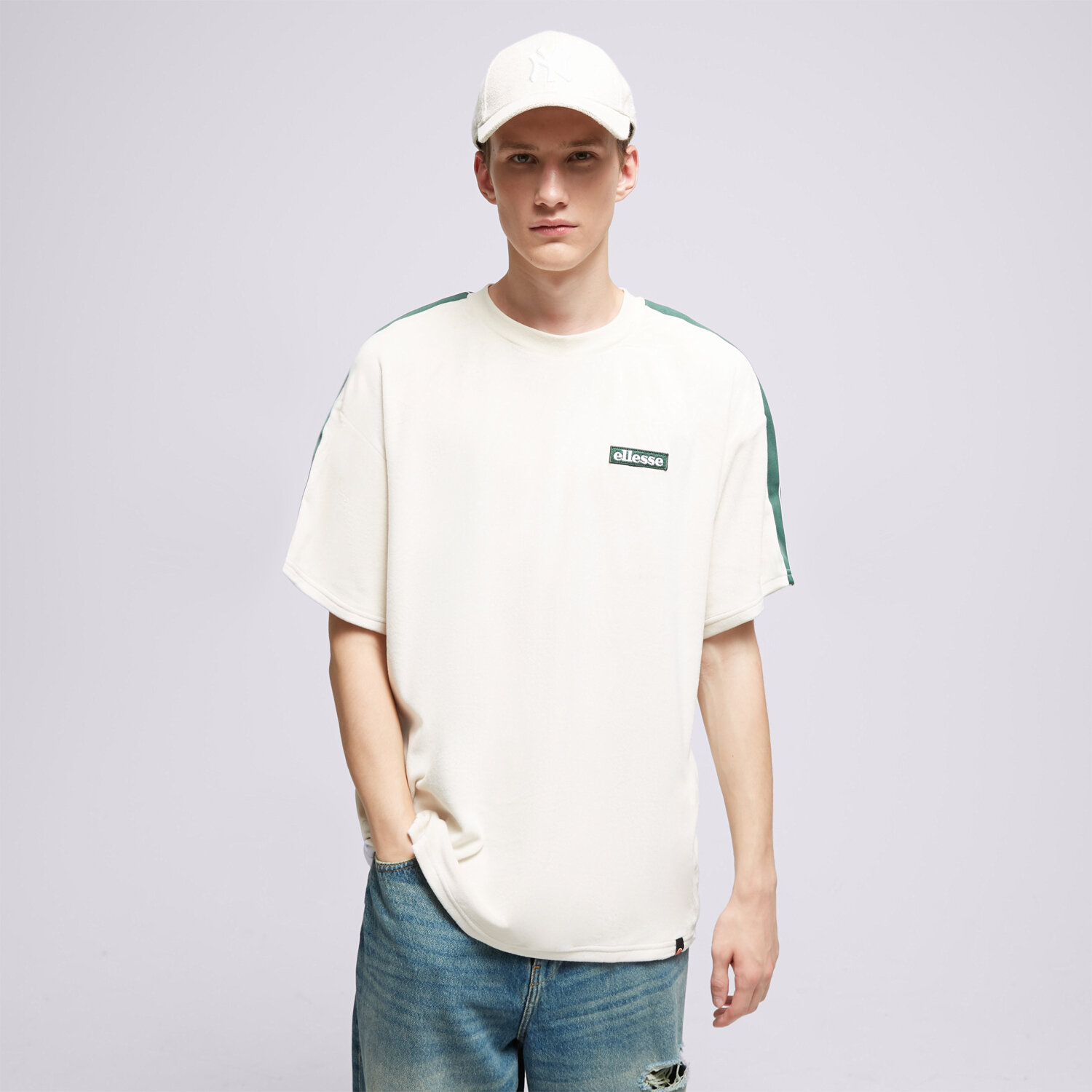 Herren T-Shirt ELLESSE T-SHIRT LORETTI TEE OFF WHT SHT19006904 Beige