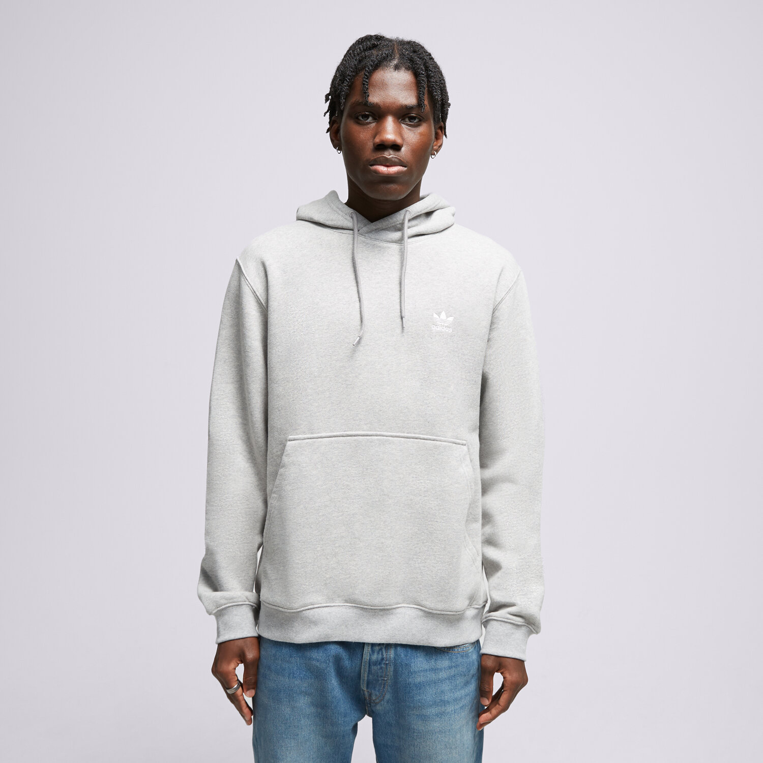 Herren ADIDAS HOODIE ESSENTIAL HOODY IM4525 Grau