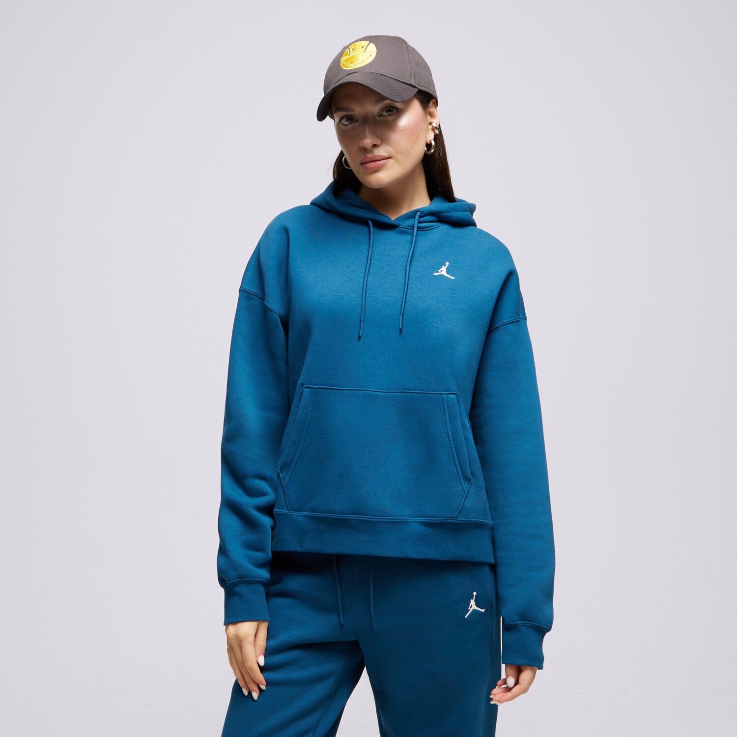 Damen JORDAN HOODIE W J BRKLN FLC FN4488-427 Dunkelblau