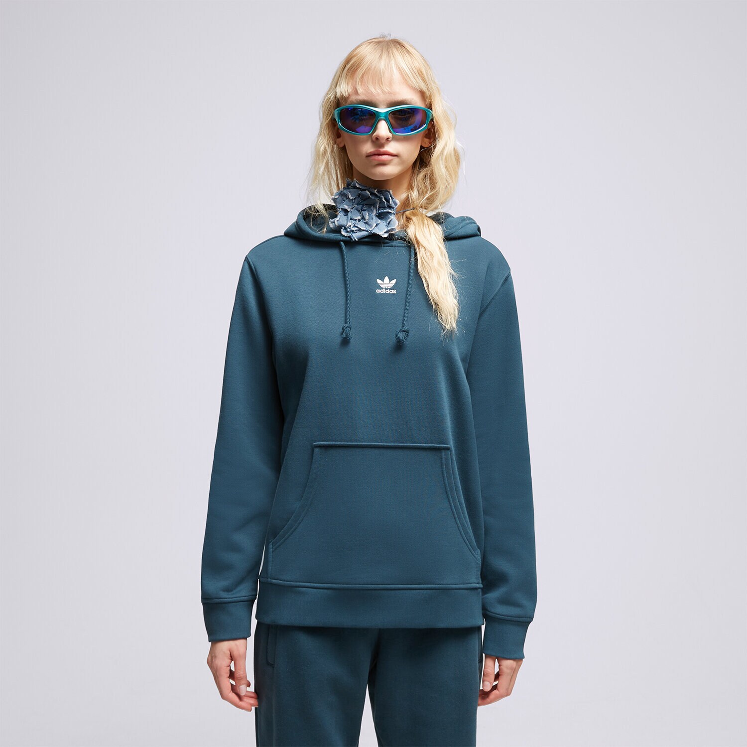 Damen ADIDAS HOODIE HOODIE IJ9764 Dunkelblau
