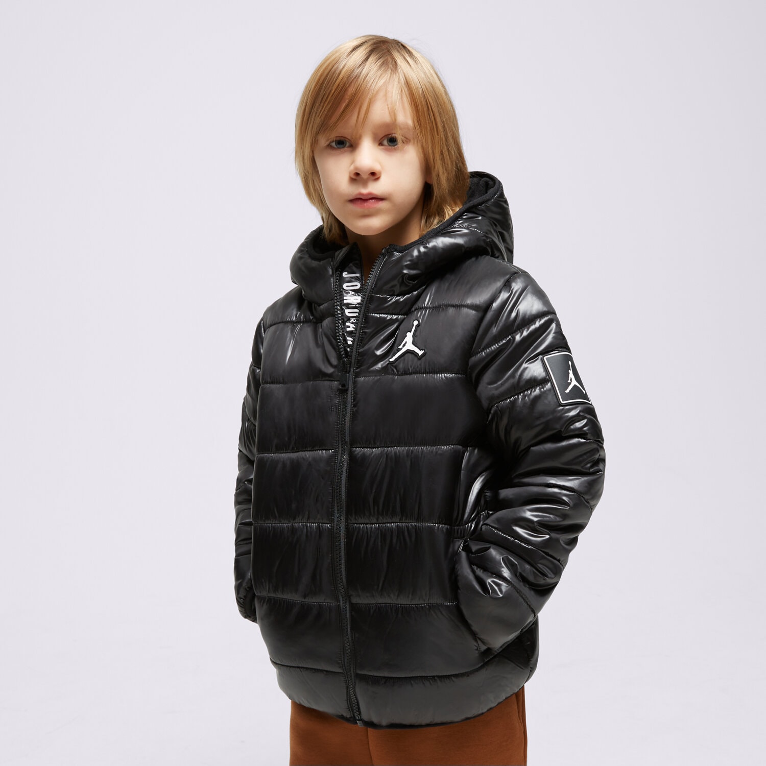 Kinder Übergangsjacke JORDAN JACKE WINTER JDB MW DOWN JKT U 95C441-023 Schwarz