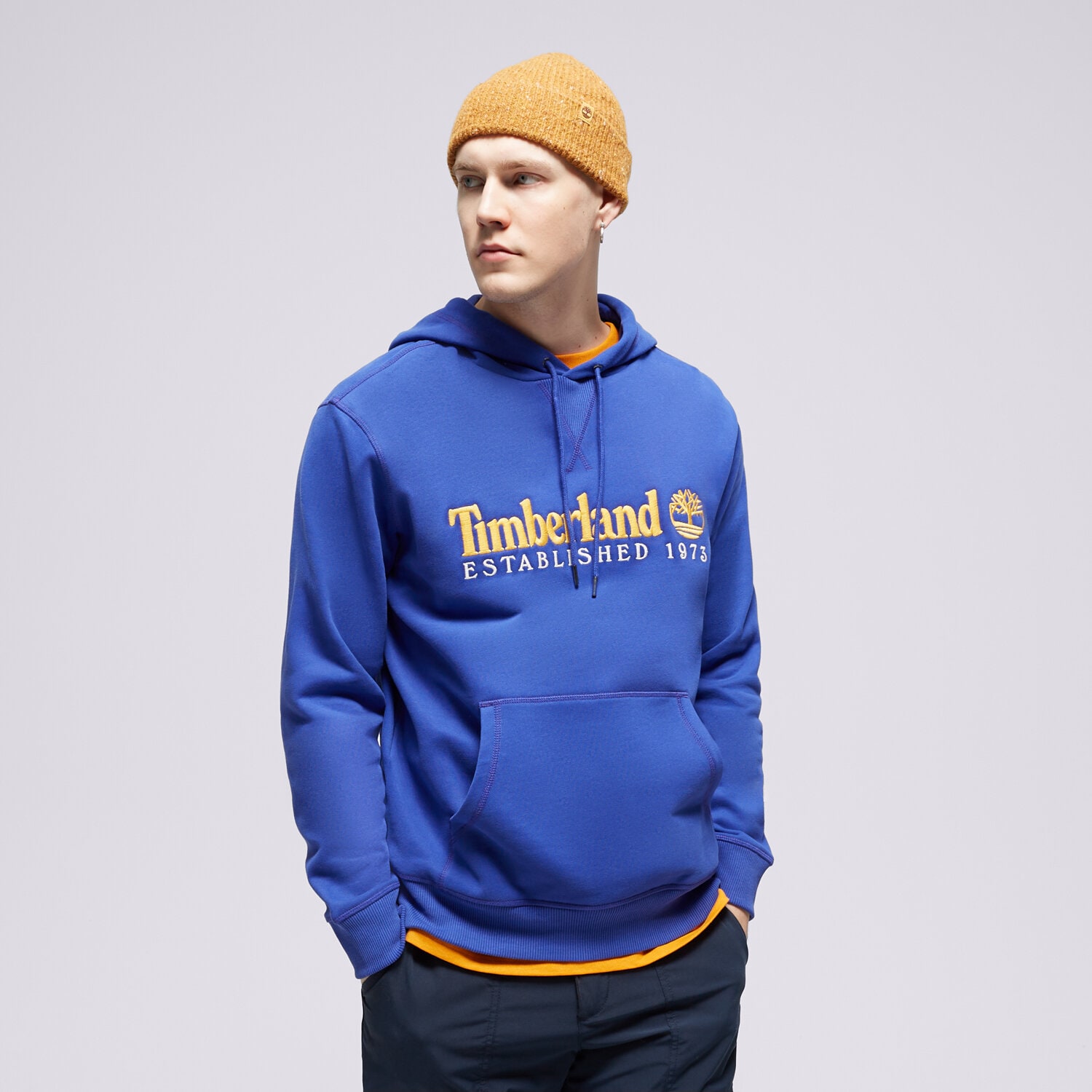 Herren TIMBERLAND HOODIE LS 50TH ANNIVERSARY EST. 1973 TB0A6S5WED51 Blau