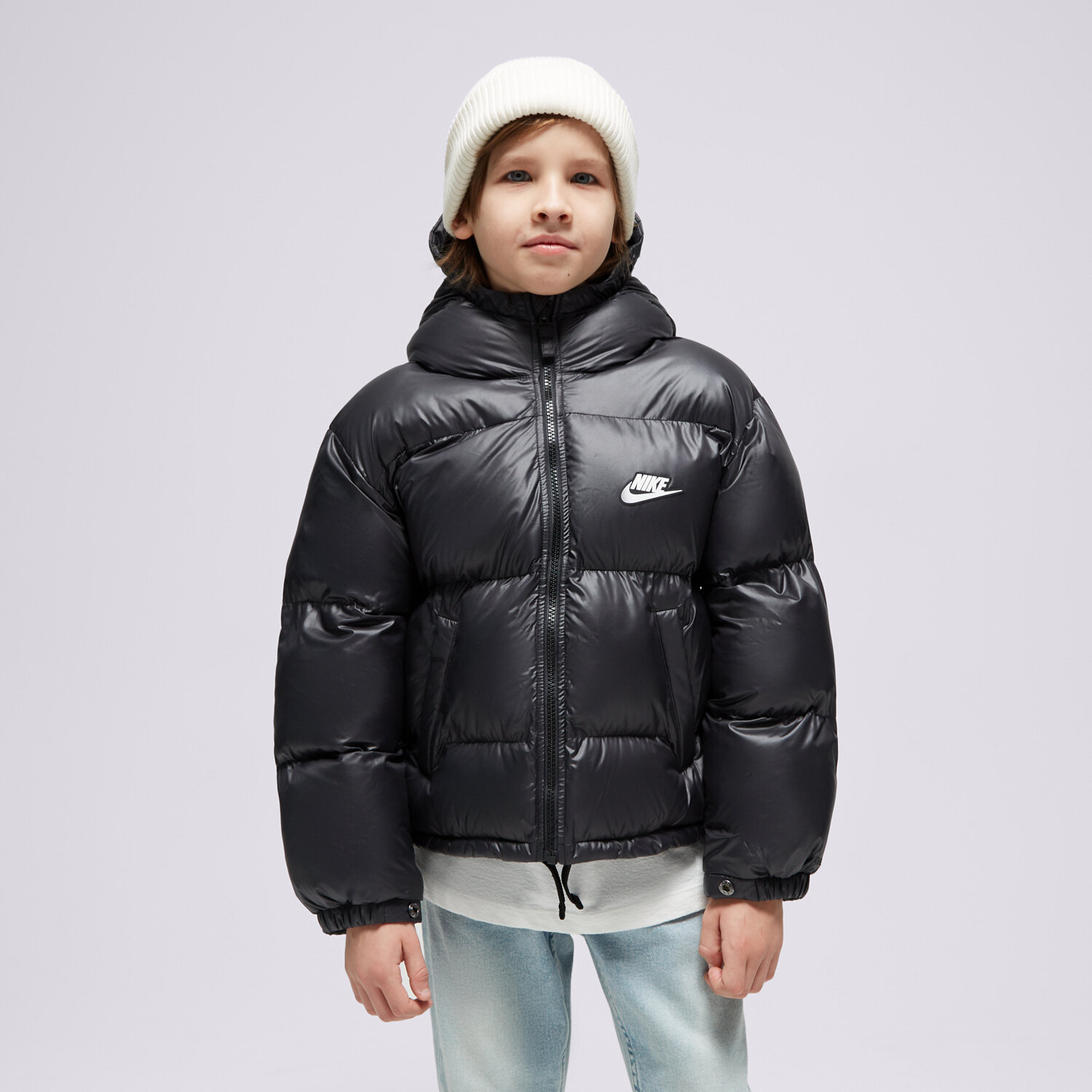 Kinder Übergangsjacke NIKE JACKE WINTER K NSW TF RPL HGH SYNFL U FD2846-011 Schwarz