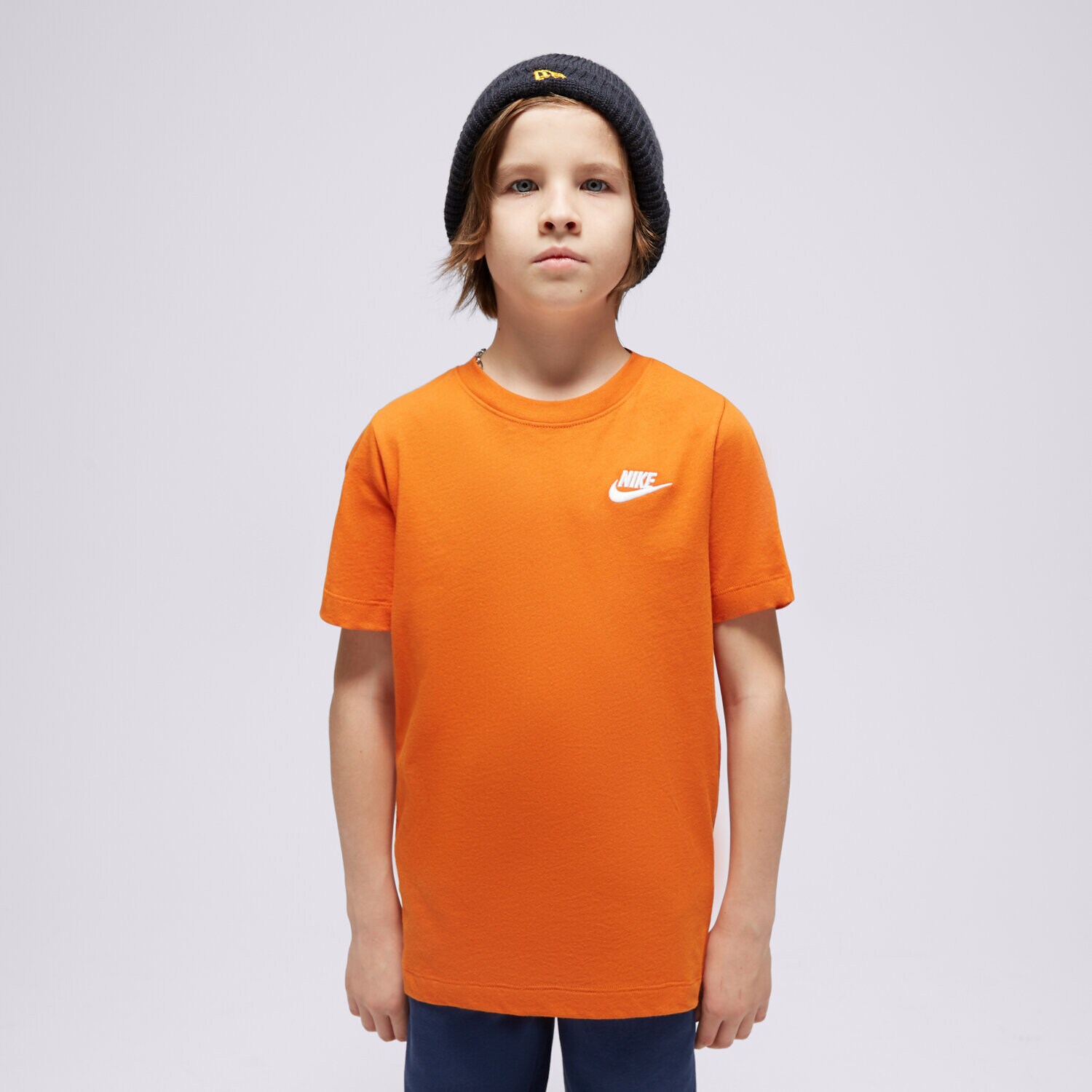 Kinder T-Shirt NIKE T SHIRT NIKE SPORTSWEAR BOY AR5254-893 Orange