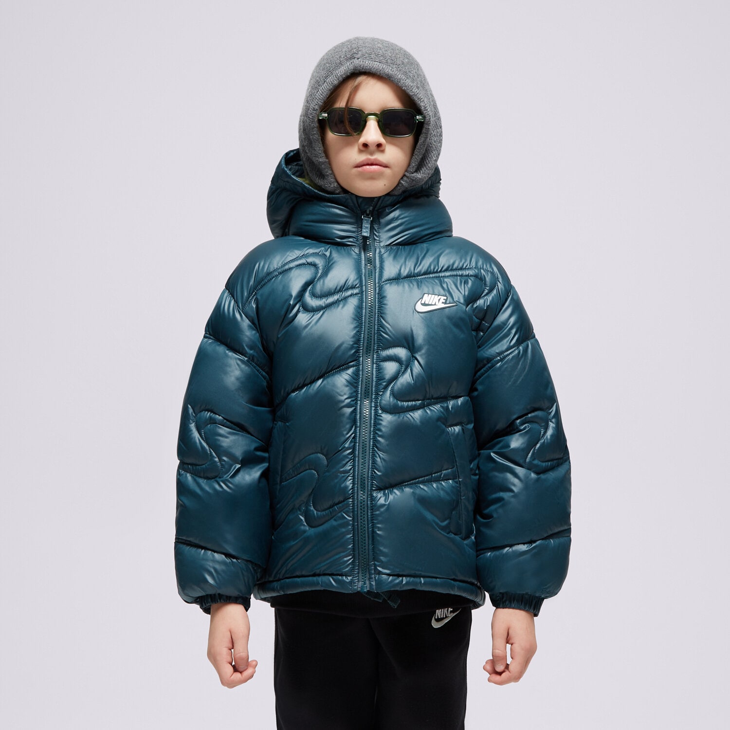 Kinder Übergangsjacke NIKE JACKE WINTER K NSW TF RPL HGH SNFL UNISEX FD2841-328 Grün