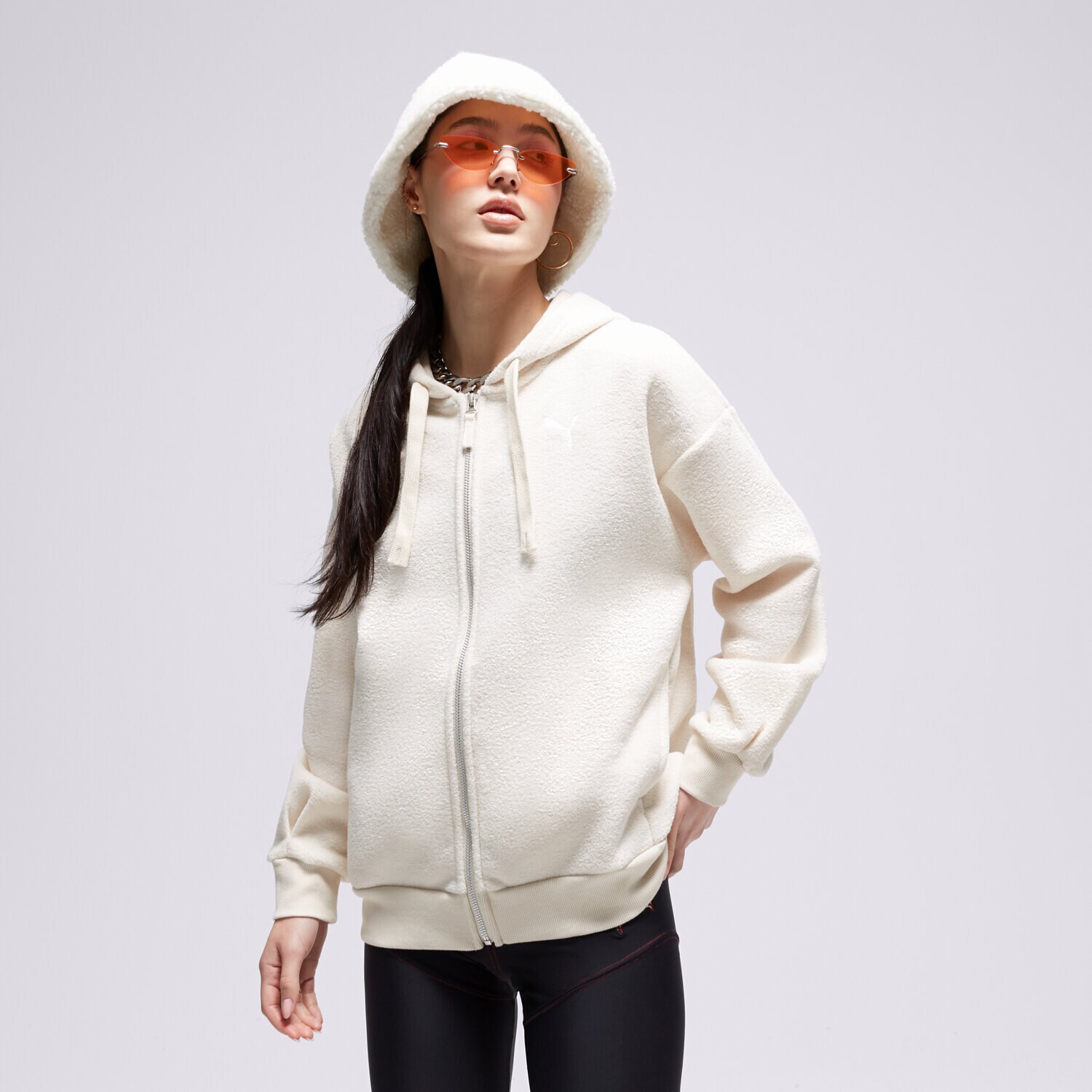 Damen PUMA HOODIE HER WINTERIZED 676008 87 Weiß