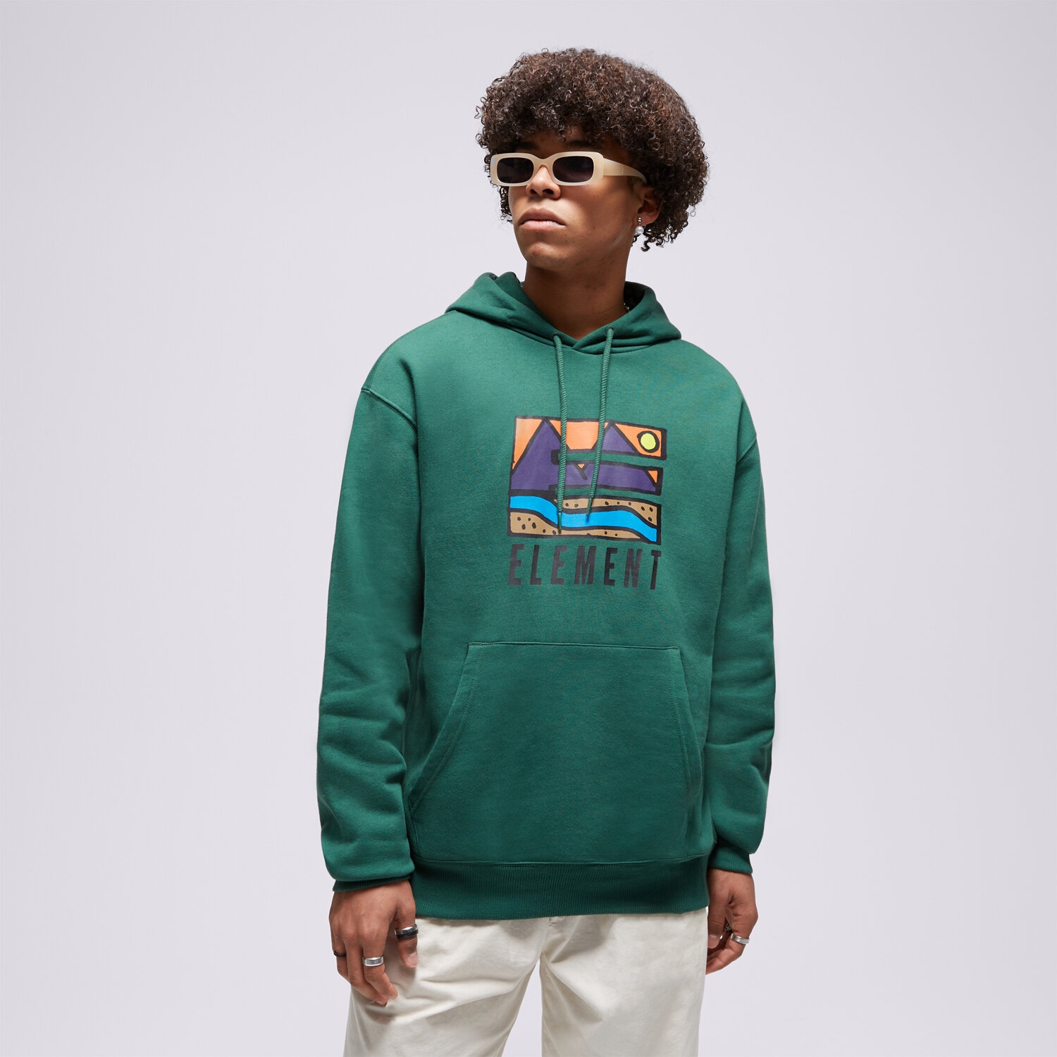 Herren ELEMENT HOODIE TREKKA HOOD ELYSF00204-GSL0 Grün