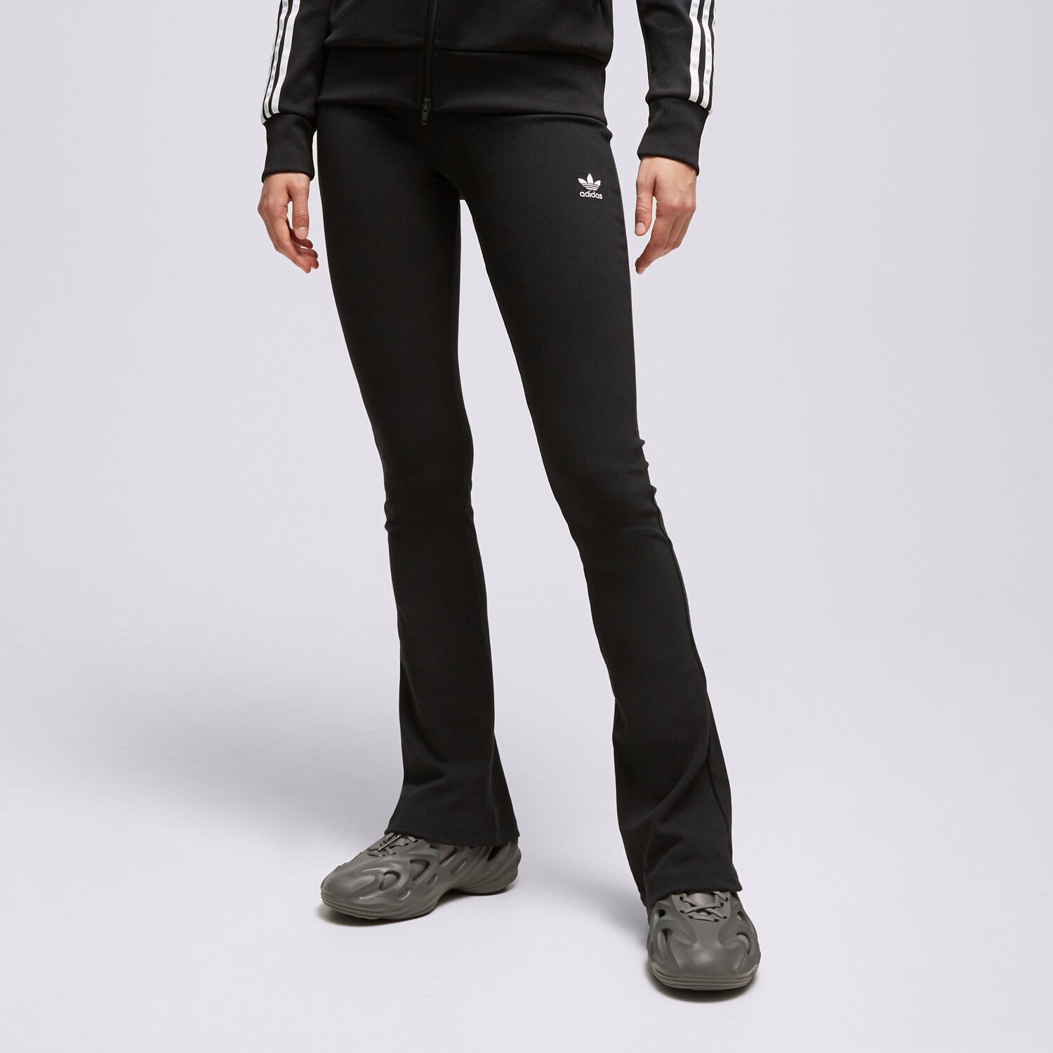Damen Hosen ADIDAS HOSE RIB FLARED PANT II8056 Schwarz