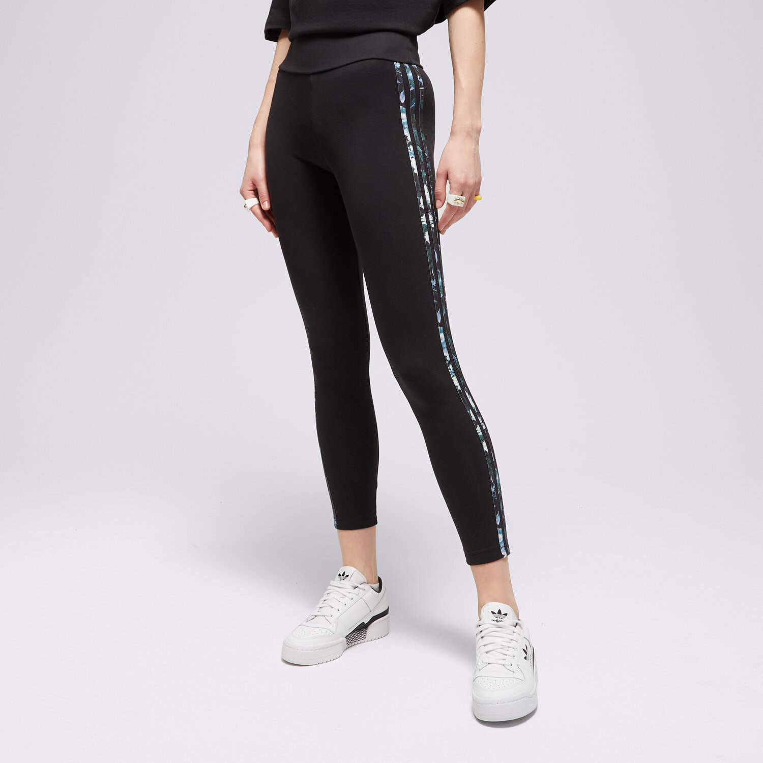 Damen Hosen ADIDAS HOSE FLOWER TIGHT II3192 Schwarz