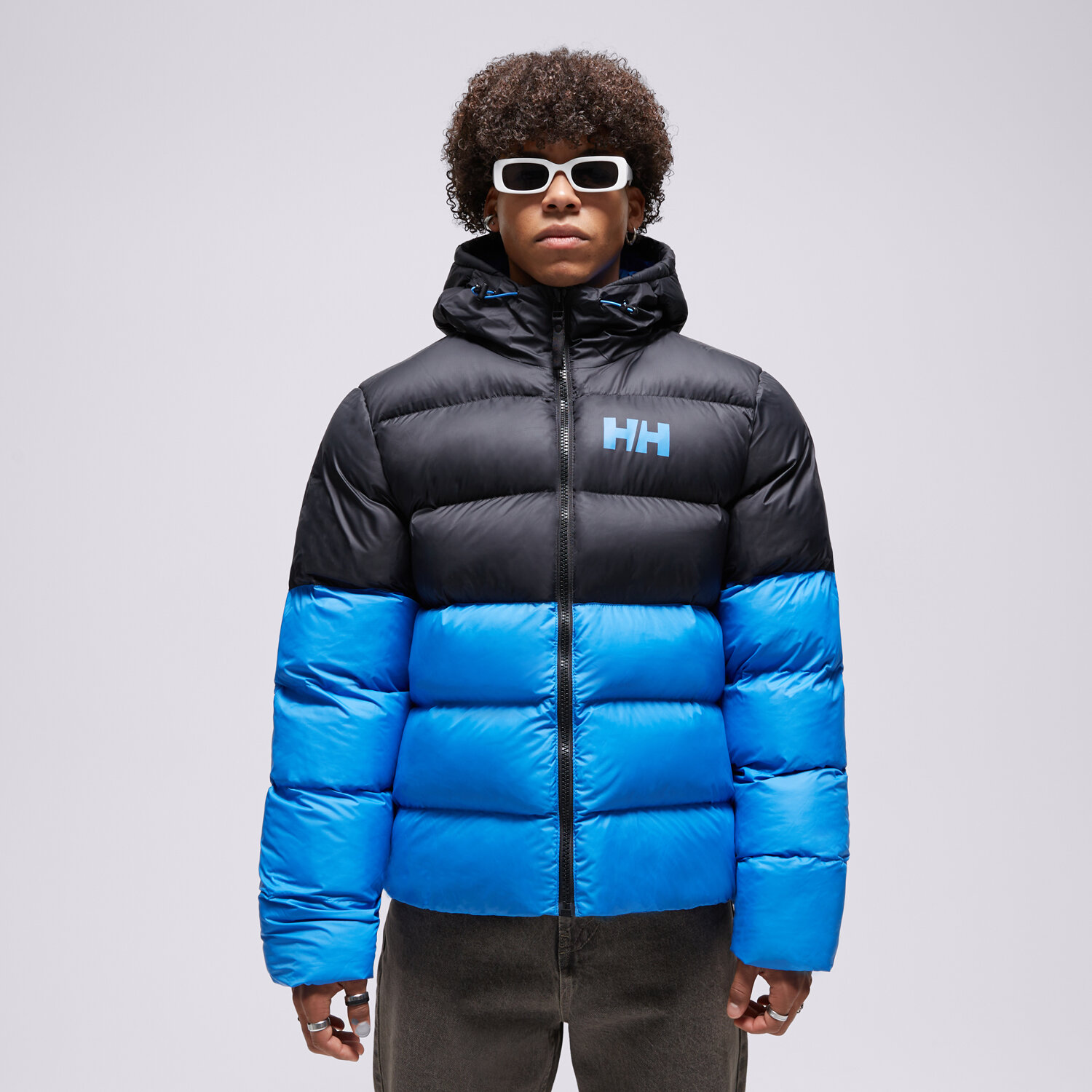 Herren Winterjacke HELLY HANSEN JACKE WINTER ACTIVE PUFFY 53523_554 Blau