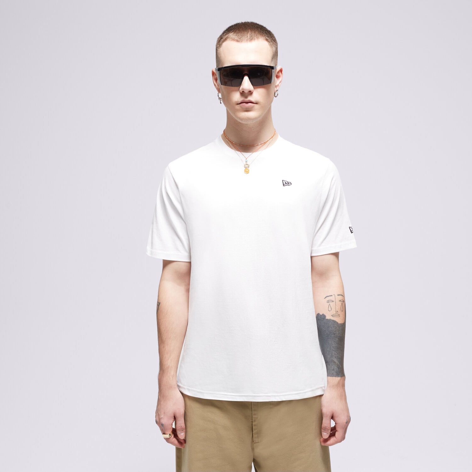 Herren T-Shirt NEW ERA T-SHIRT NE ESSENTLS NONE 60416745 Weiß
