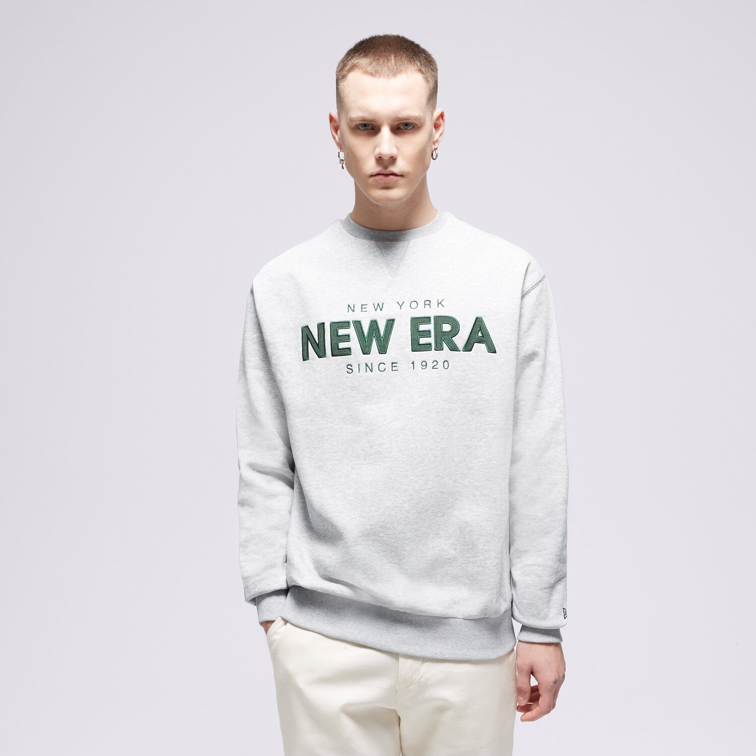 Herren NEW ERA SWEATSHIRT NE WORDMARK CREW NECK 60424401 Grau