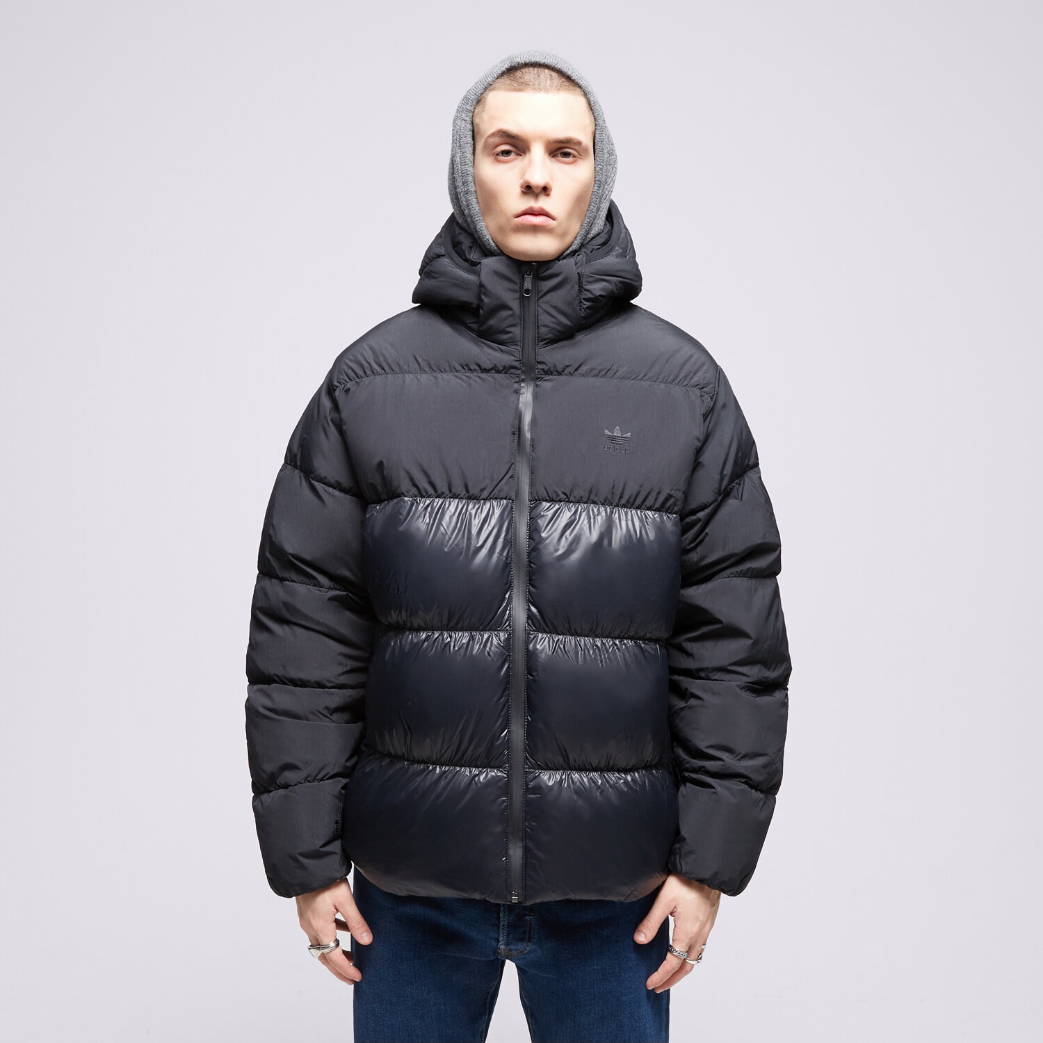 Herren Winterjacke ADIDAS JACKE WINTER DOWN REGEN ADIC IL2572 Schwarz