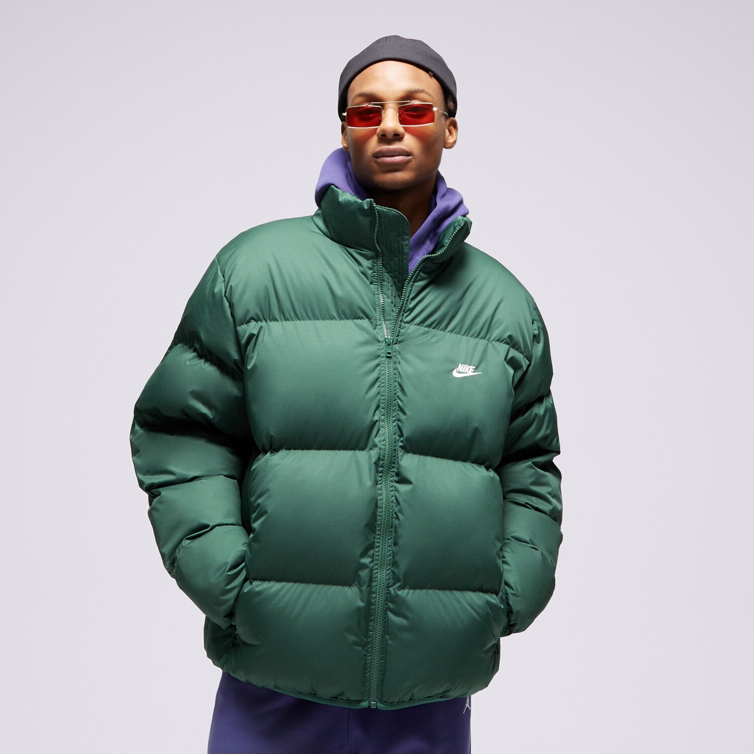 Herren Winterjacke NIKE JACKE M NK CLUB PUFFER FB7368-323 Grün
