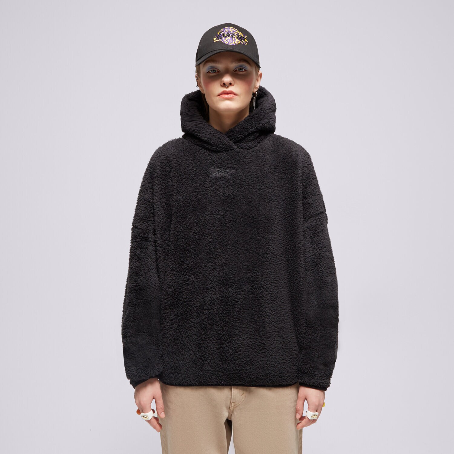 Damen REEBOK HOODIE LUX COZY PLUSH 100036231 Schwarz