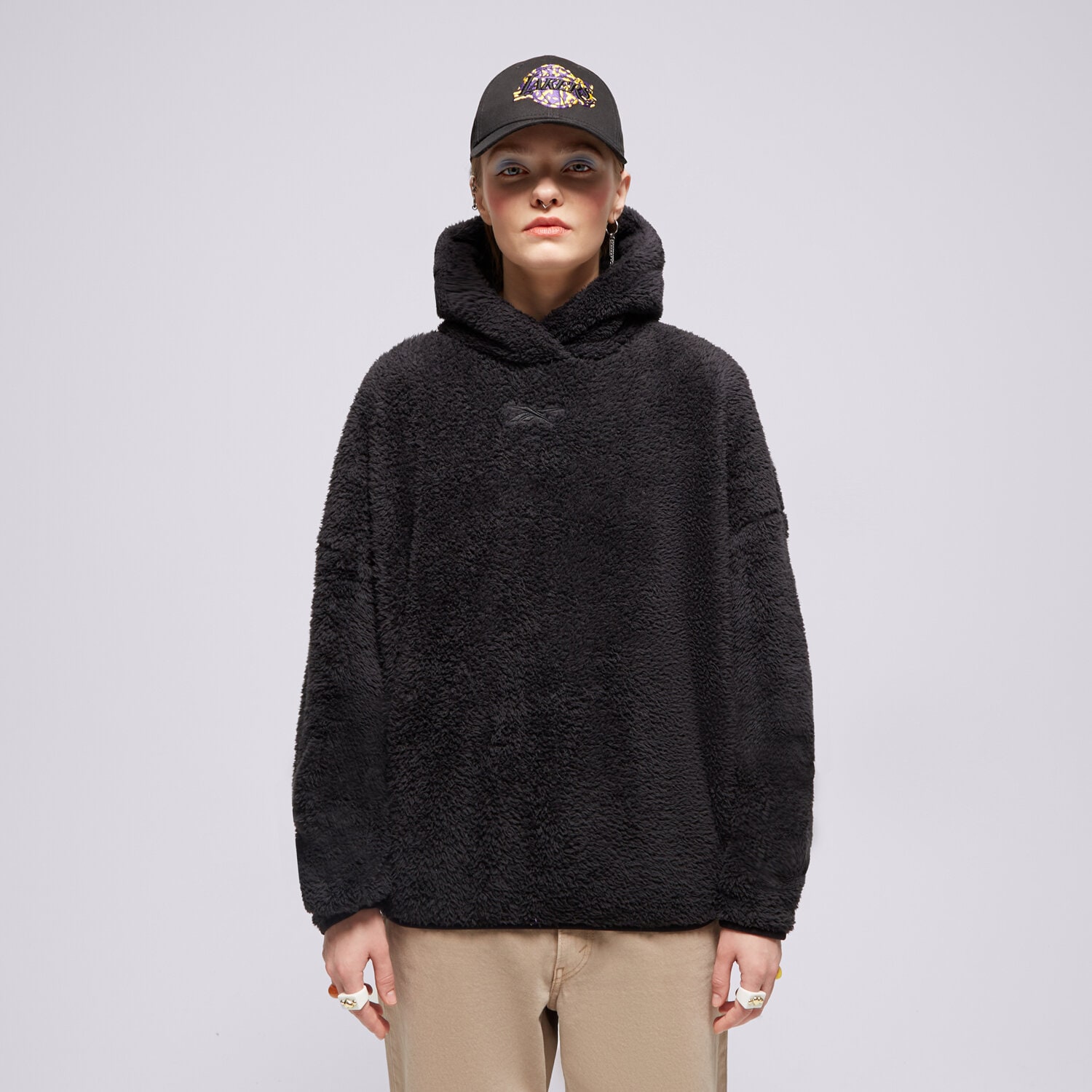 Damen REEBOK HOODIE LUX COZY PLUSH 100036231 Schwarz