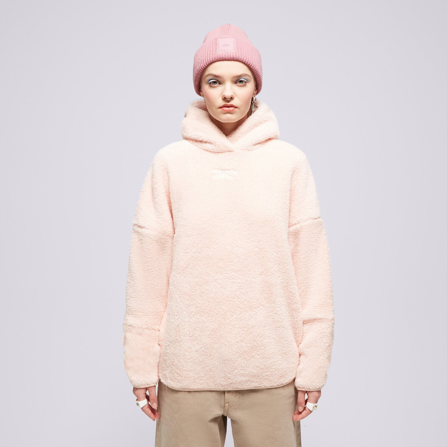 Damen REEBOK HOODIE LUX COZY PLUSH 100035033 Puderrosa