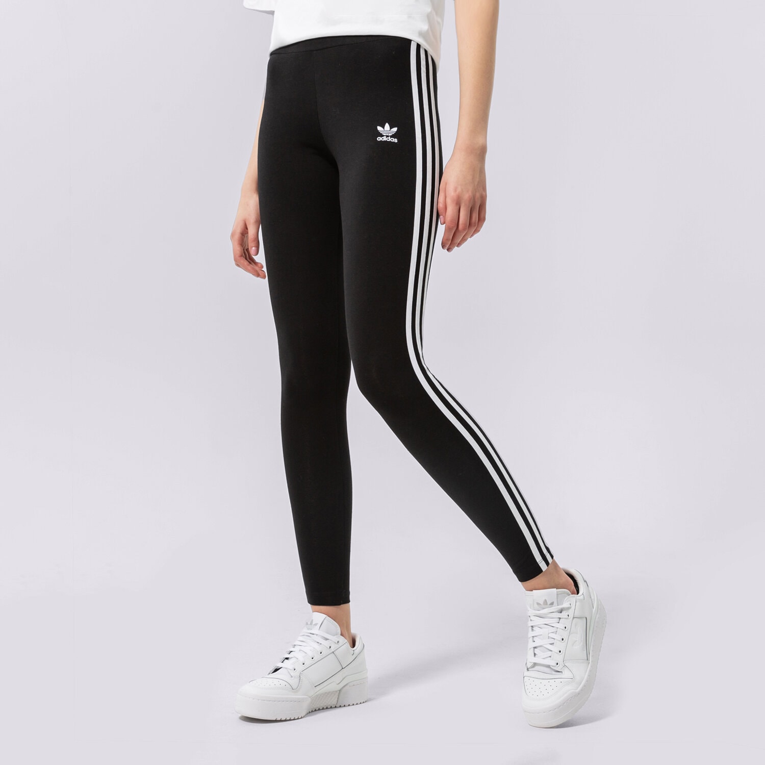 Damen Hosen ADIDAS LEGGINGS 3 STRIPES TIGHT HD2350 Schwarz