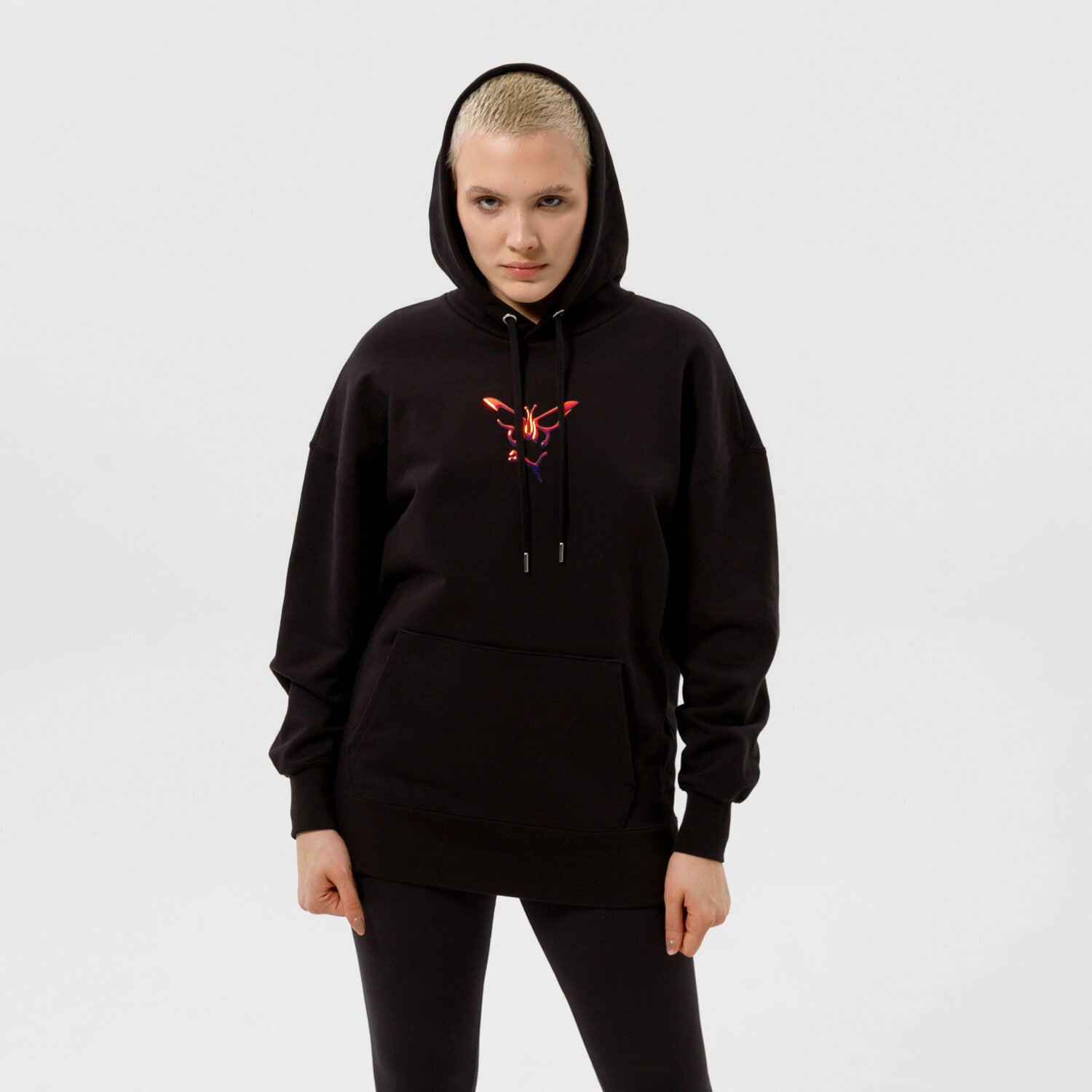 Damen PUMA HOODIE PUMA X DUA LIPA 534738 01 Schwarz