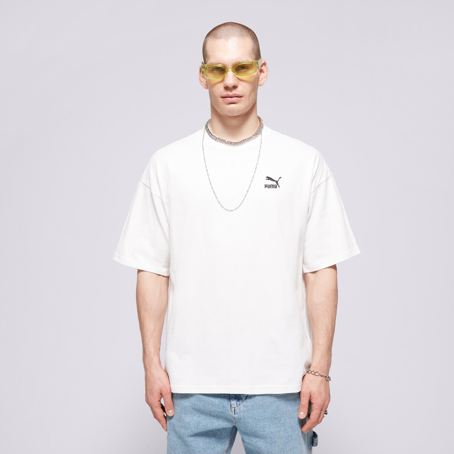 Herren T-Shirt PUMA T-SHIRT BETTER CLASSICS OVERSIZED TEE 67918802 Weiß