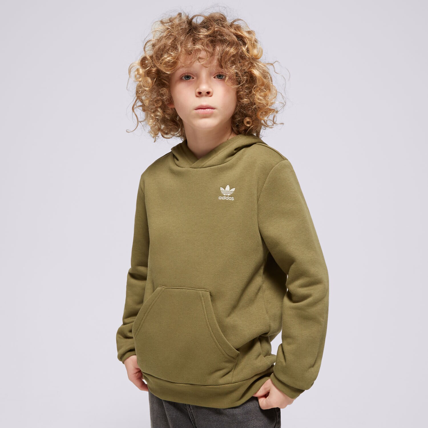 Kinder ADIDAS HOODIE HOODIE BOY IP3035 Khaki