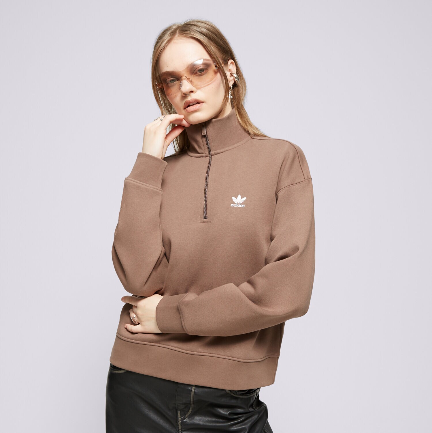 Damen ADIDAS SWEATSHIRT HZ SWEATSHIRT IR5938 Braun