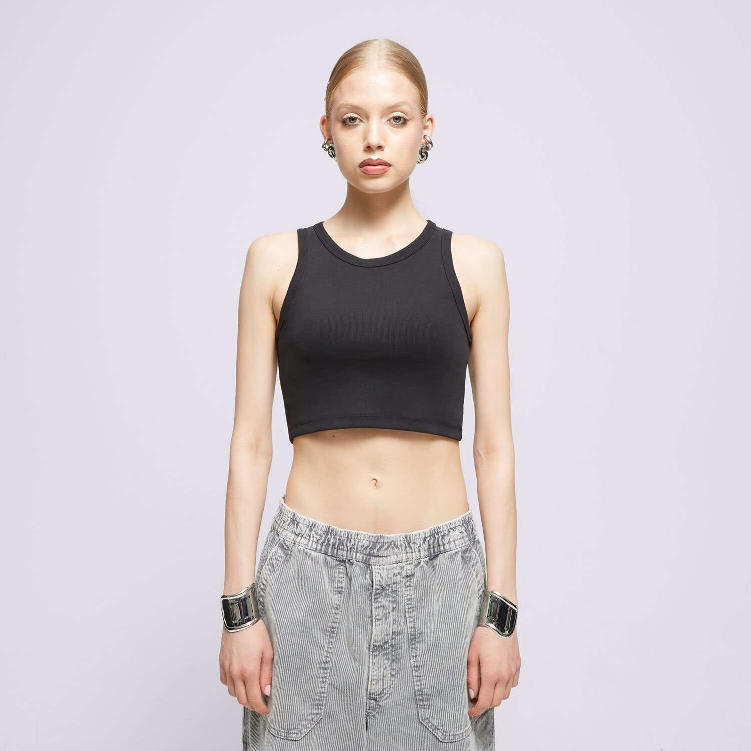 Damen T-Shirt JORDAN T-SHIRT JDN FLT TANK BLK TEE DX4700-010 Schwarz