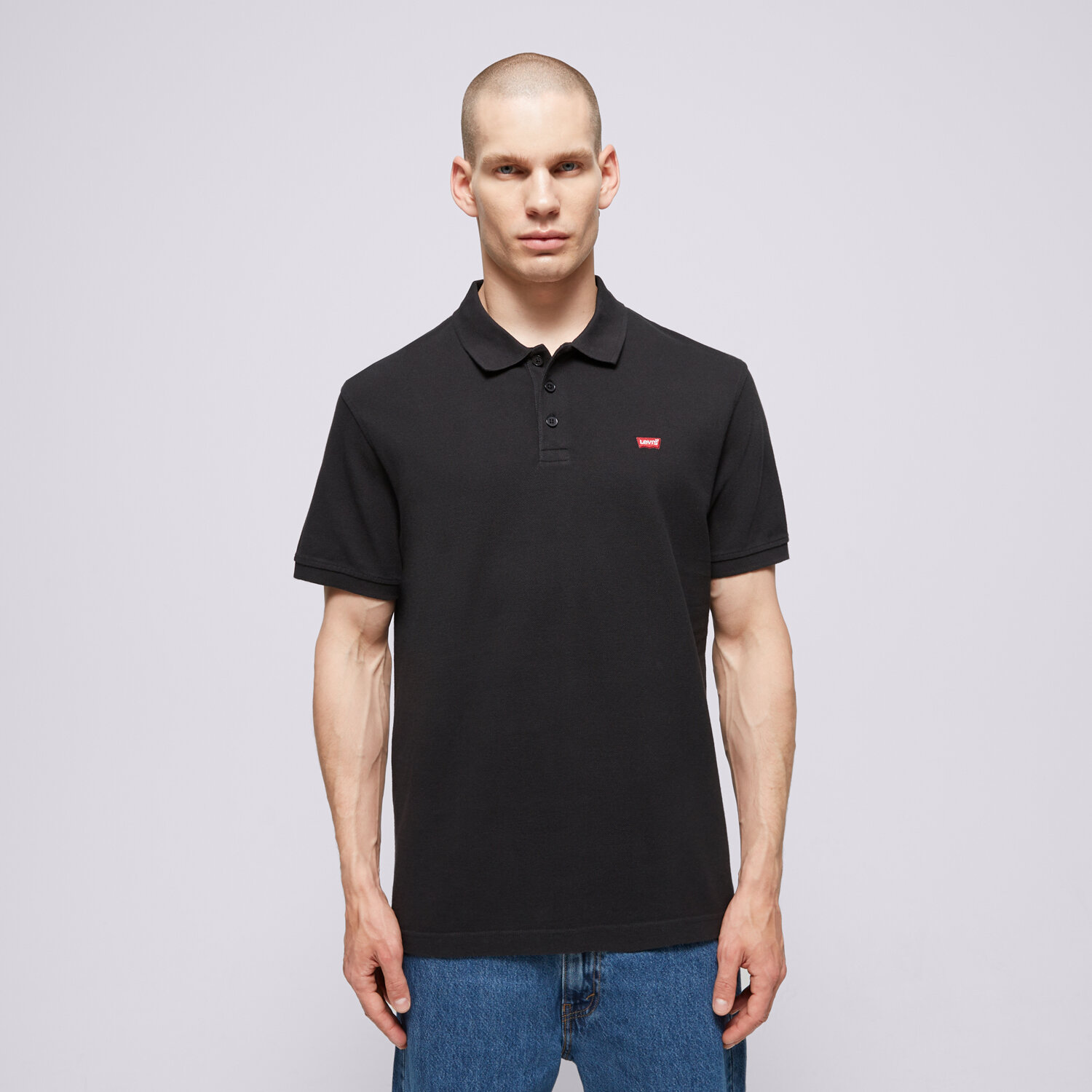 Herren Polo-Shirt LEVI'S POLO LEVIS HM POLO BLACKS 35883-0007 Schwarz