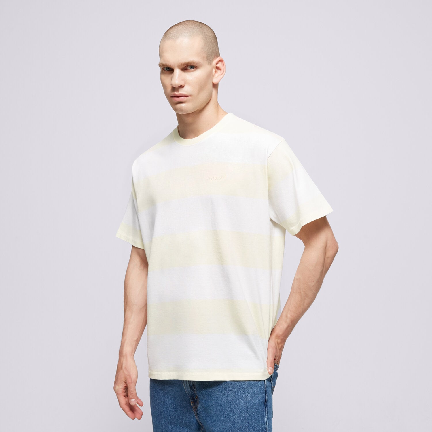 Herren T-Shirt LEVI'S T-SHIRT RED TAB VINTAGE TEE MULTI-COLOR A0637-0098 Weiß