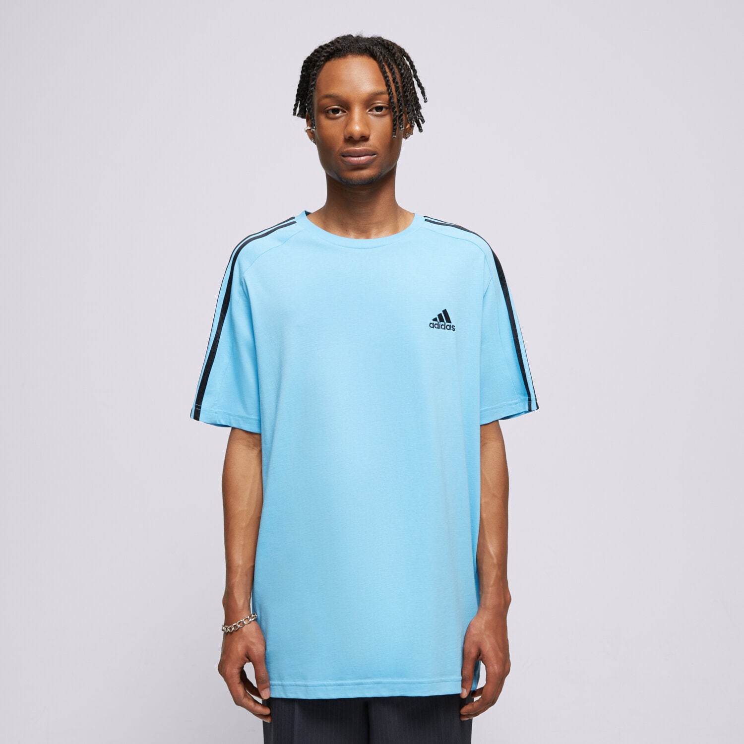 Herren T-Shirt ADIDAS T-SHIRT M 3S SJ T IS1338 Blau