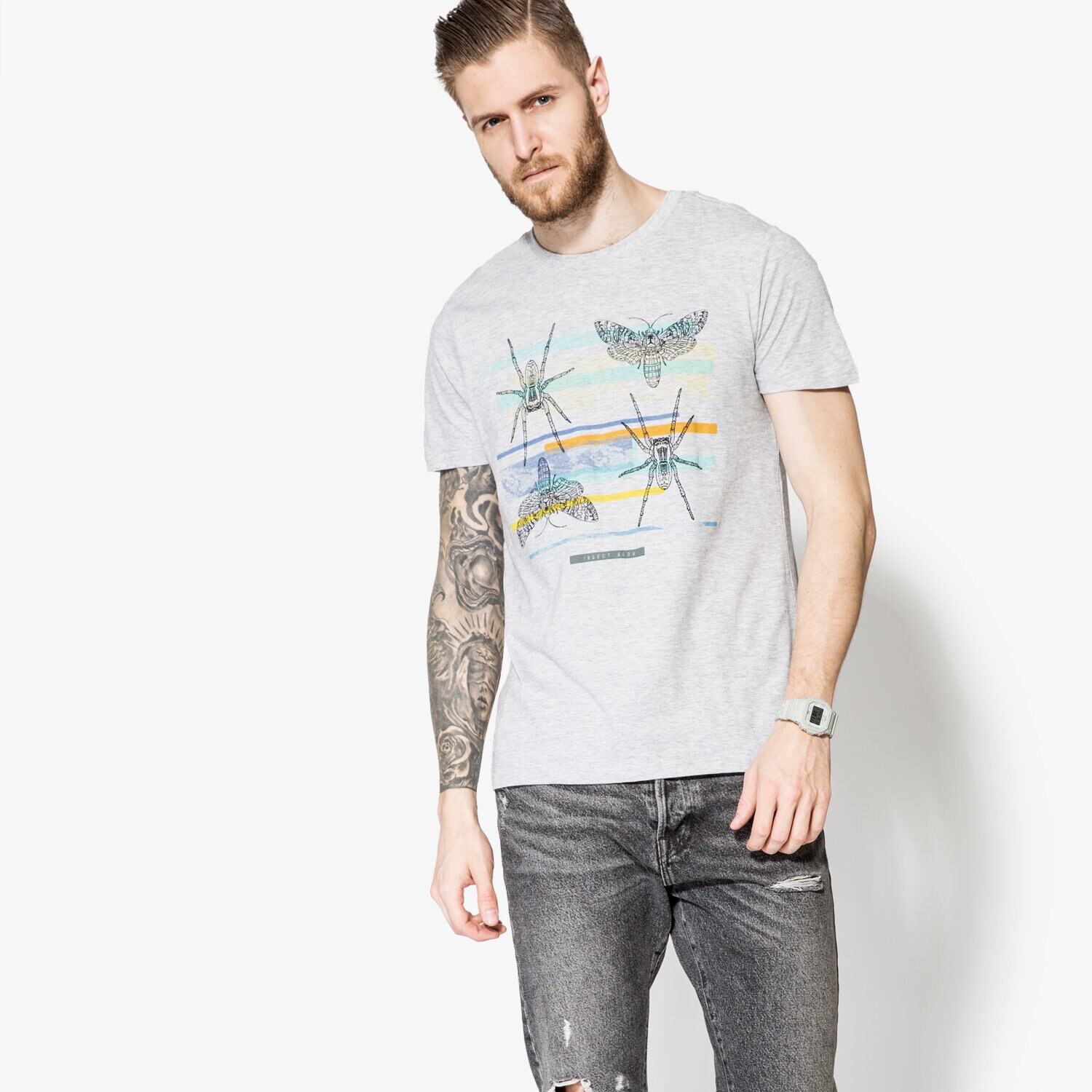 Herren T-Shirt CONFRONT T-SHIRT SS MOSCA CF17TSM84001 Grau
