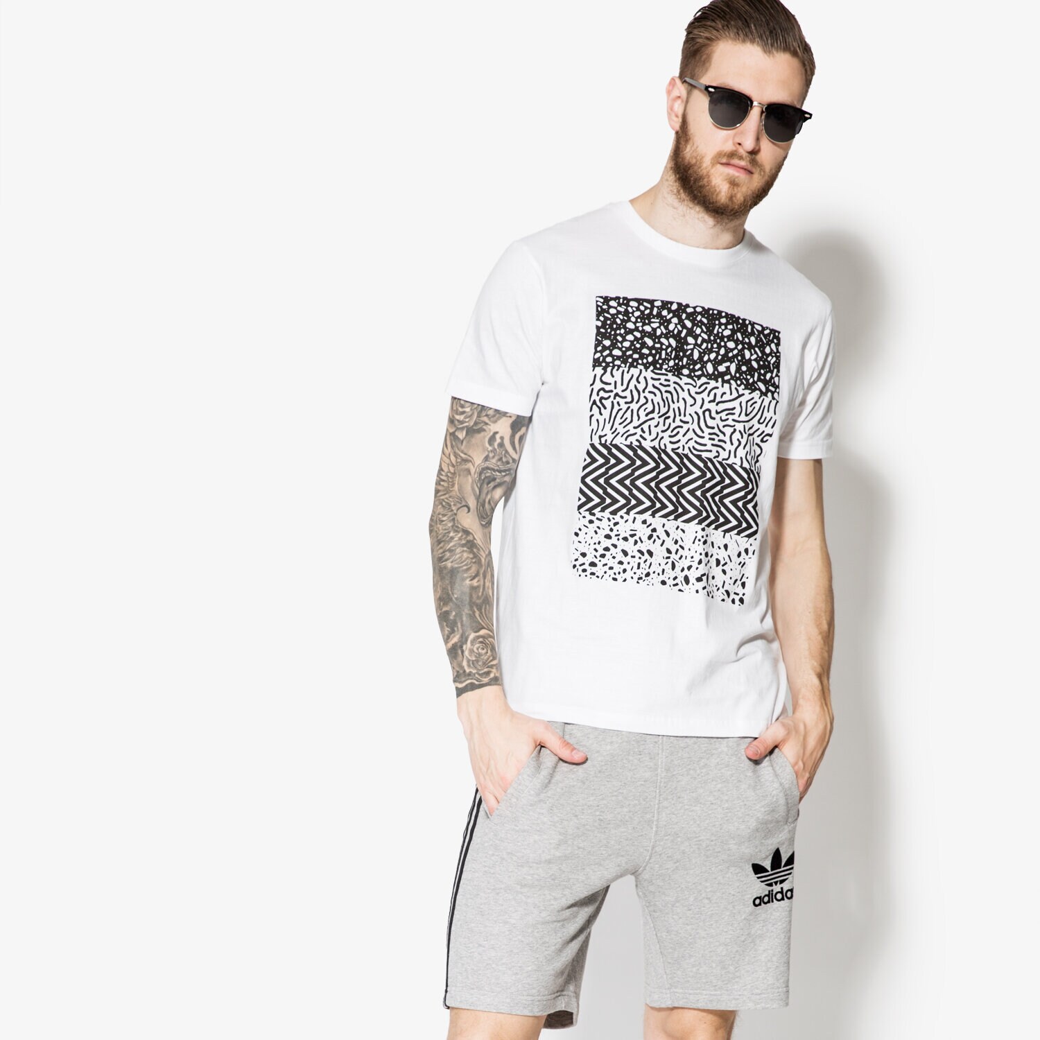 Herren T-Shirt CONFRONT T-SHIRT SS RAFA CF17TSM36001 Weiß