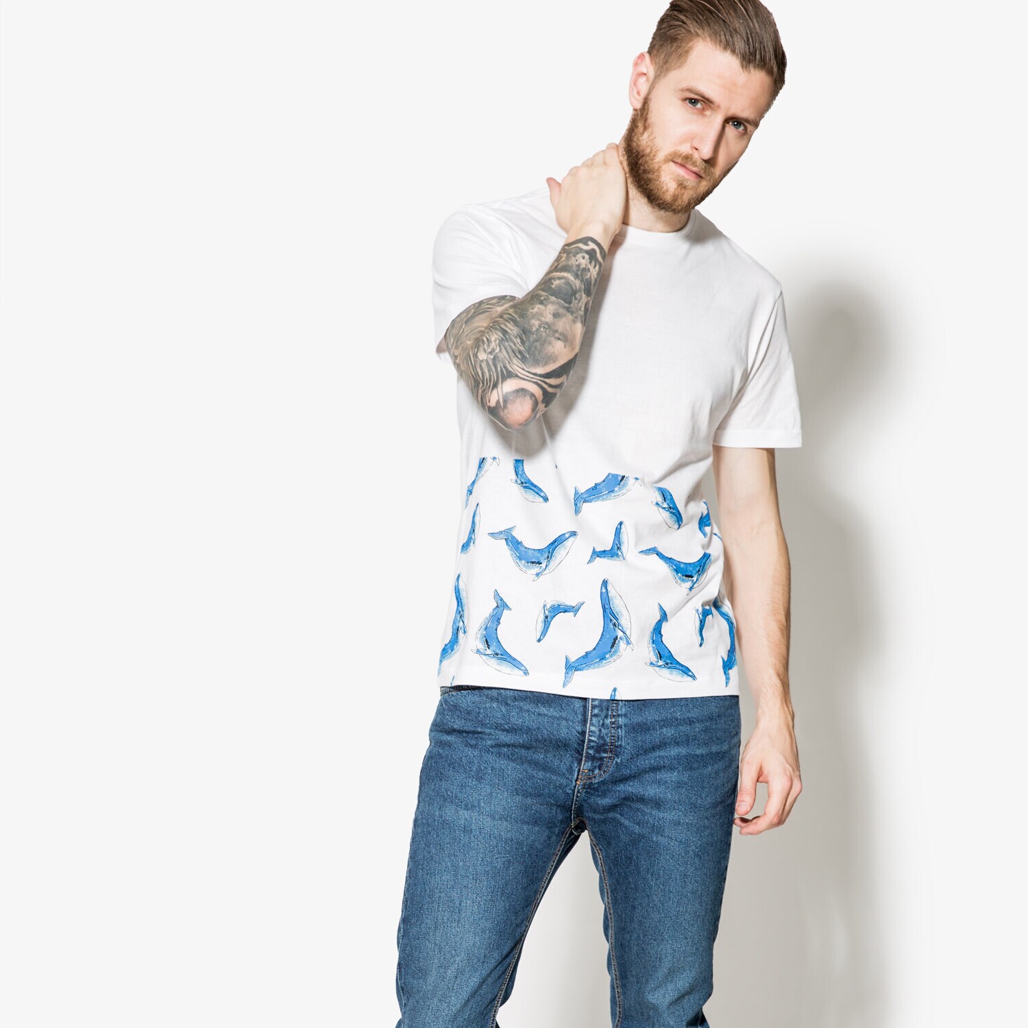 Herren T-Shirt CONFRONT T-SHIRT SS BALENA CF17TSM41001 Weiß