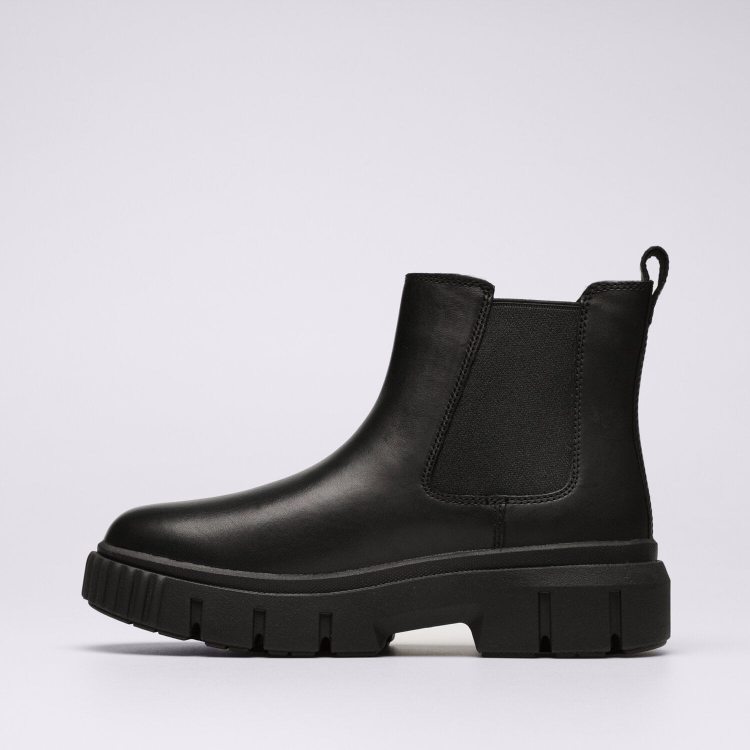 Timberland Botines De Piel De Media Caña Chelsea Field Negro — foto 4