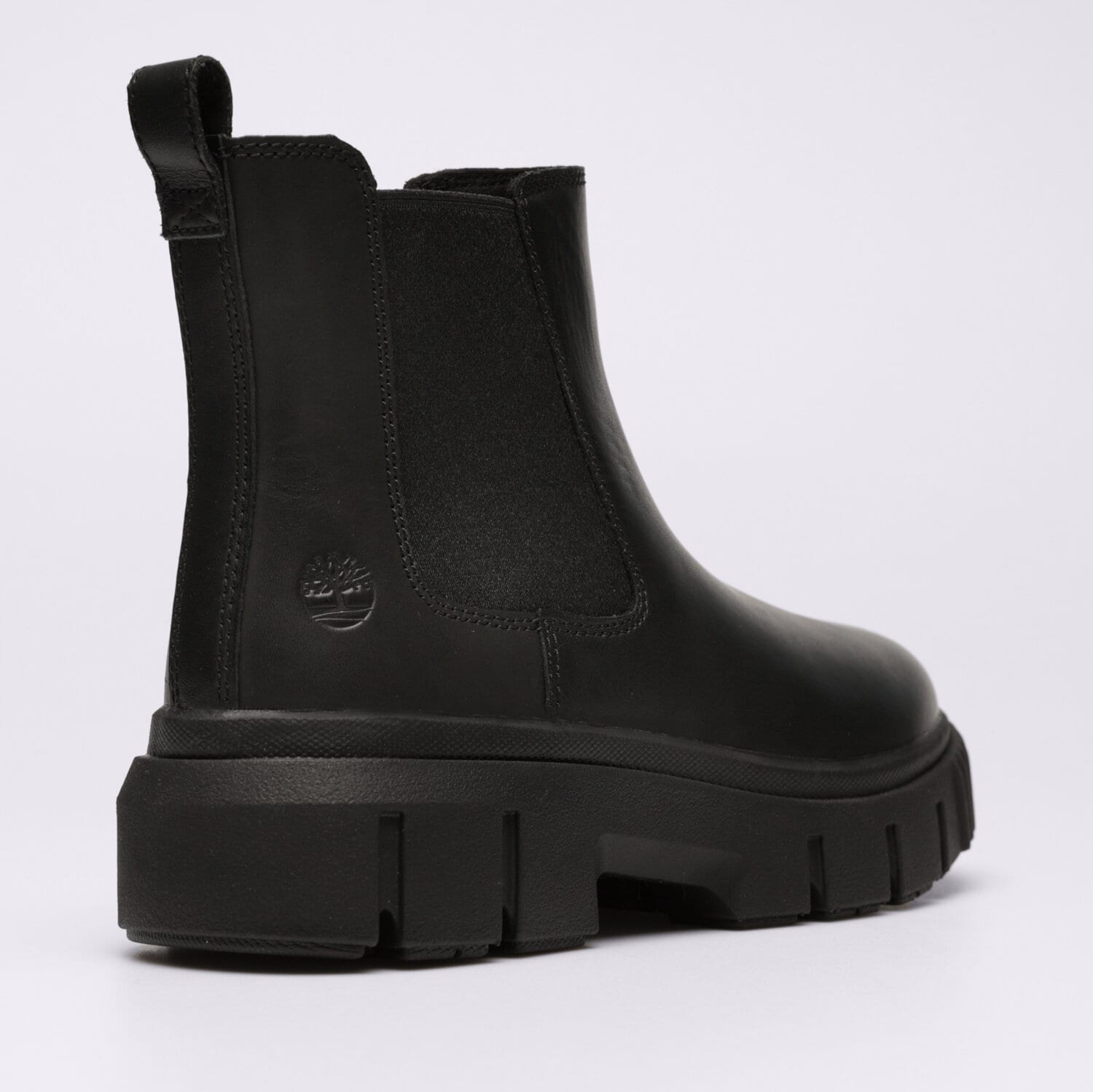 Timberland Botines De Piel De Media Caña Chelsea Field Negro — foto 7