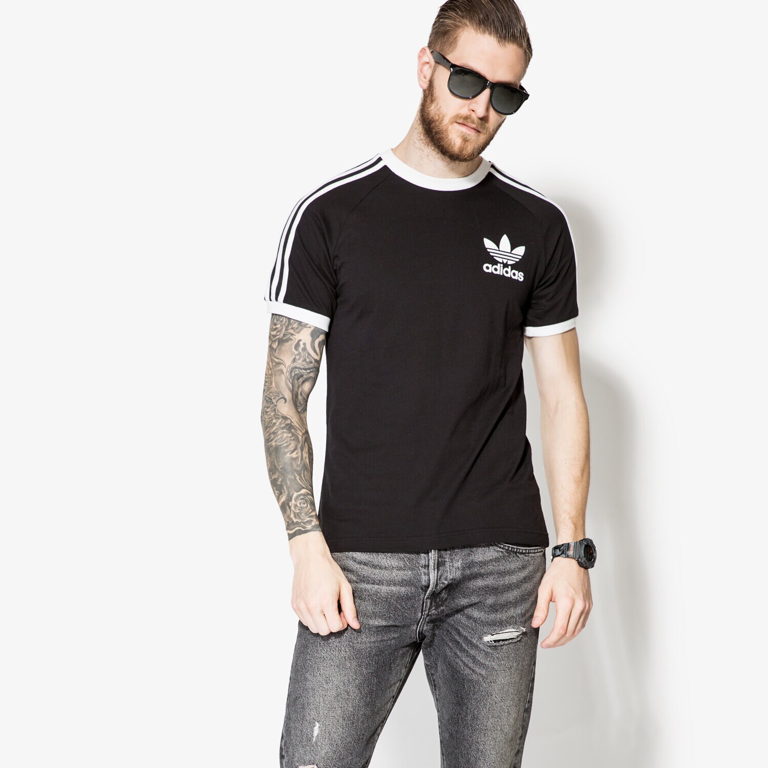Herren T-Shirt ADIDAS T-SHIRT SS CLFN TEE AZ8127 Schwarz