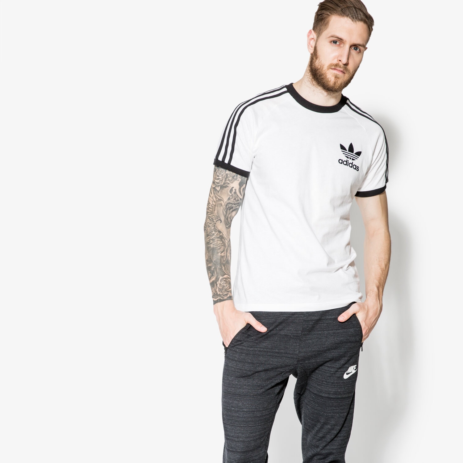 Herren T-Shirt ADIDAS T-SHIRT SS CLFN TEE AZ8128 Weiß
