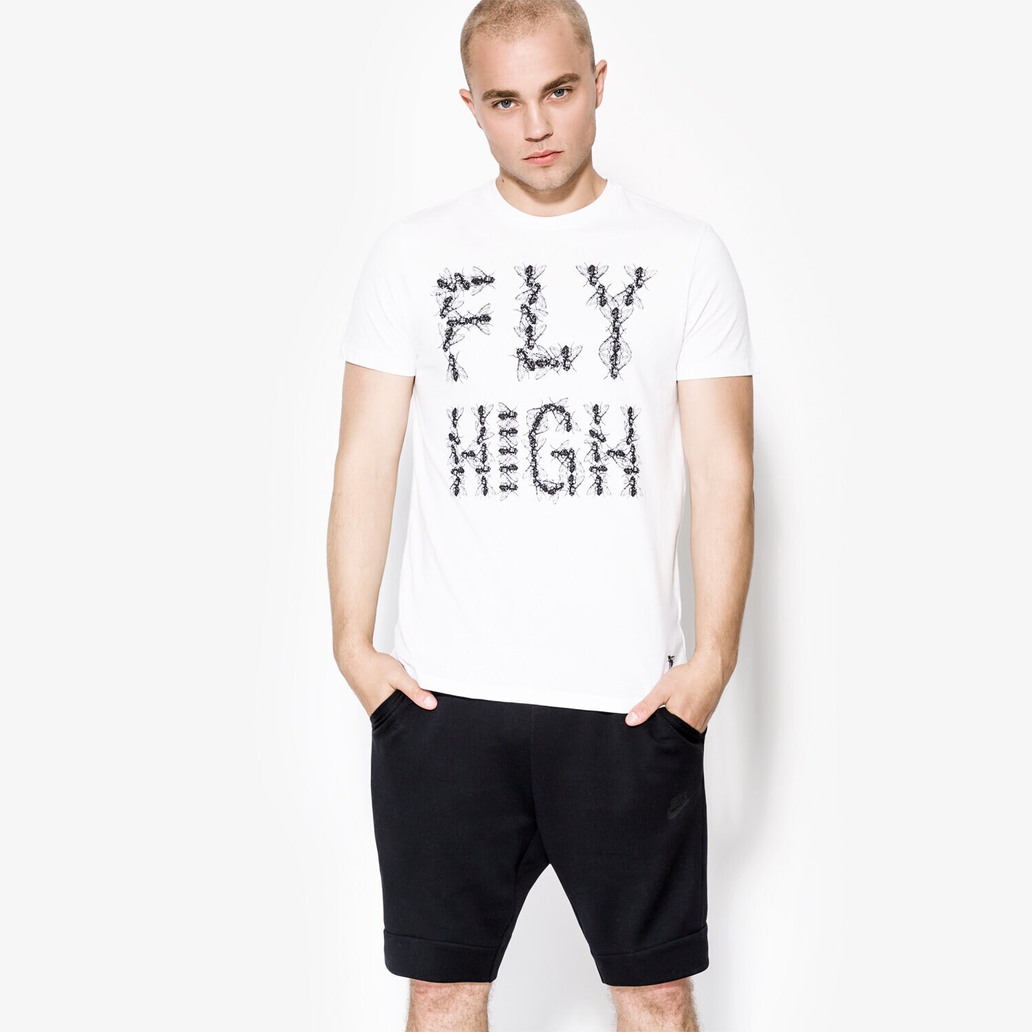 Herren T-Shirt CONFRONT T-SHIRT SS FLY CF17TSM90001 Weiß