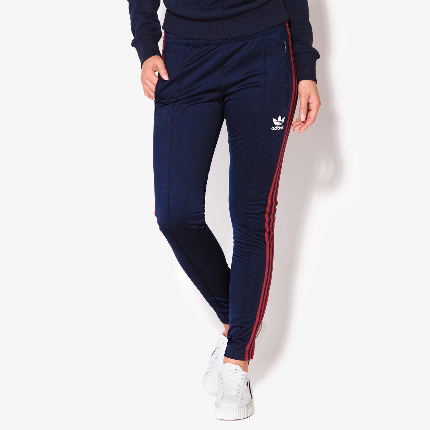 Damen Hosen ADIDAS HOSE SST TP BJ8334 Dunkelblau
