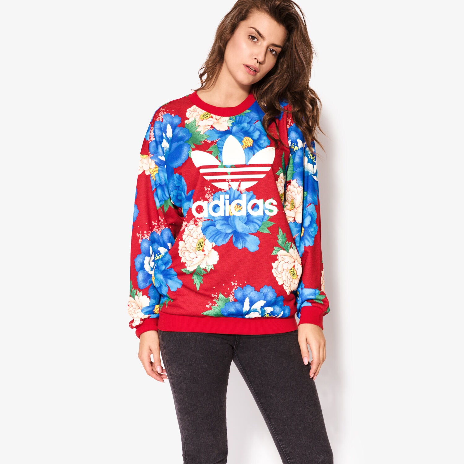 Damen ADIDAS SWEATSHIRT C SWEATER BJ8415 Multicolor