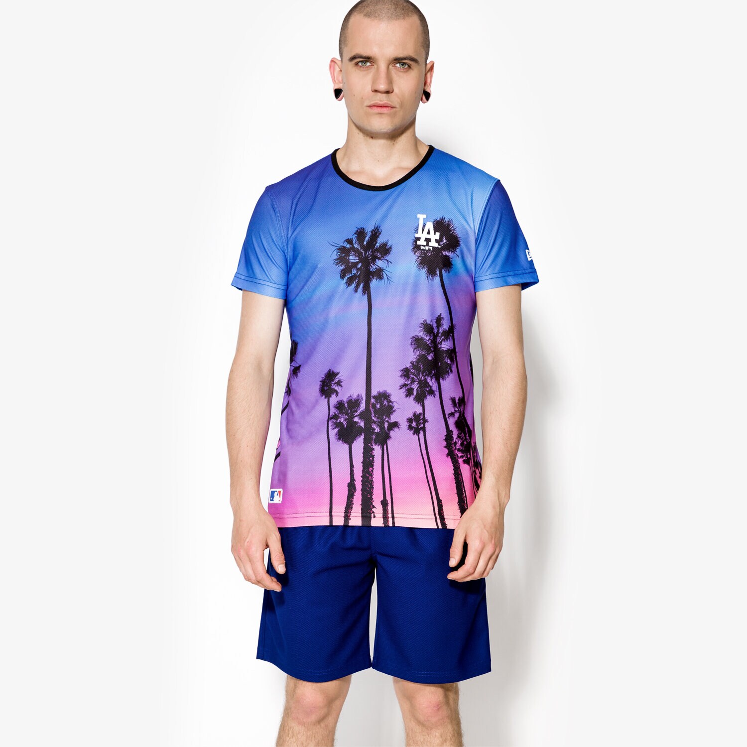 Herren T-Shirt NEW ERA T-SHIRT WEST COAST LA DODGERS MUL 11409742 Multicolor