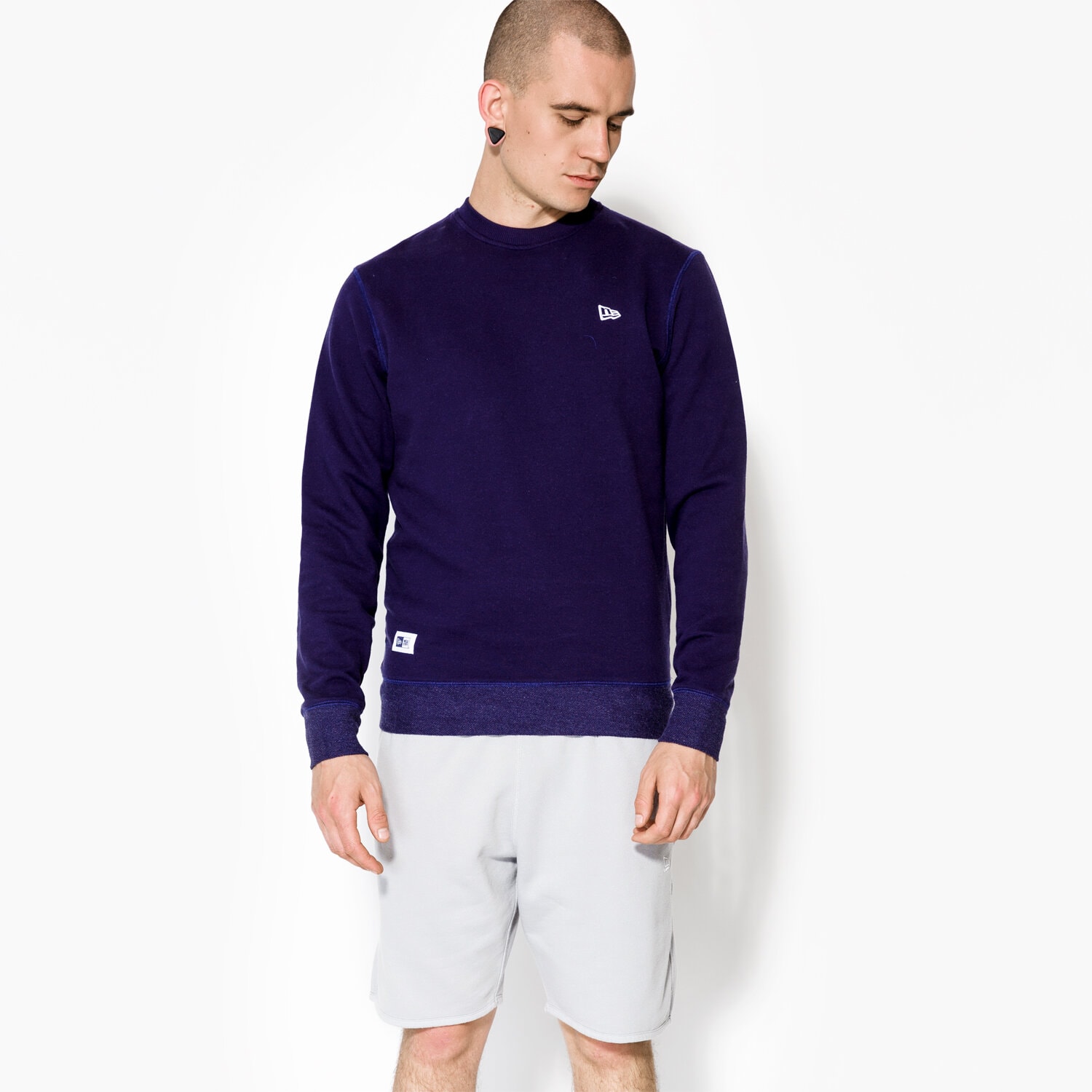 Herren NEW ERA SWEATSHIRT SANDWASH CREW NE LNV 11409824 Dunkelblau