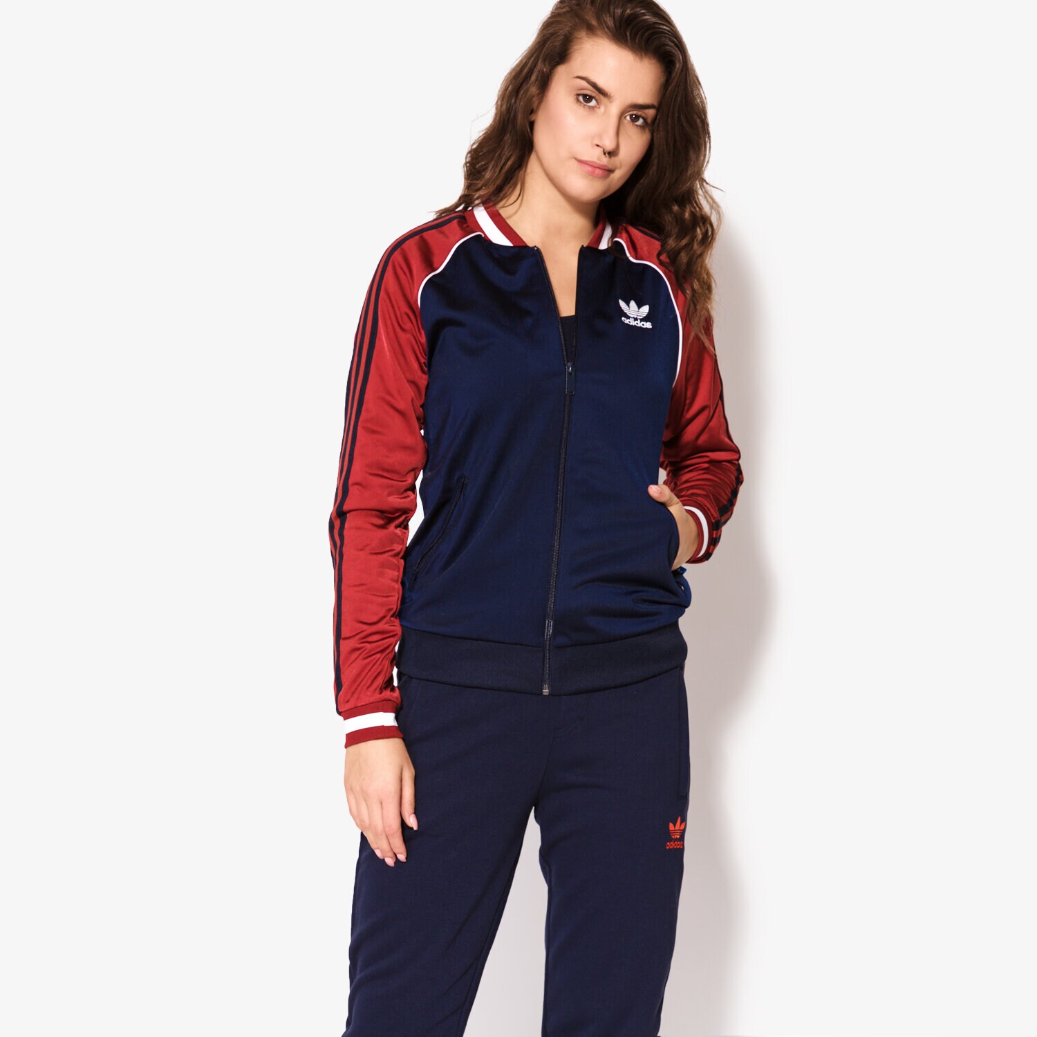 Damen ADIDAS SWEATSHIRT SST TT BJ8318 Dunkelblau