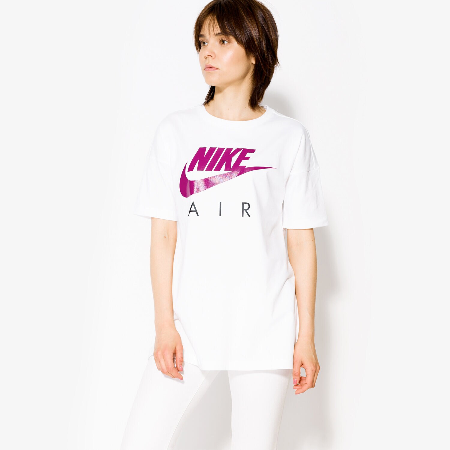 Damen T-Shirt NIKE T-SHIRT SS W NSW TOP SS AIR BF 875576103 Weiß