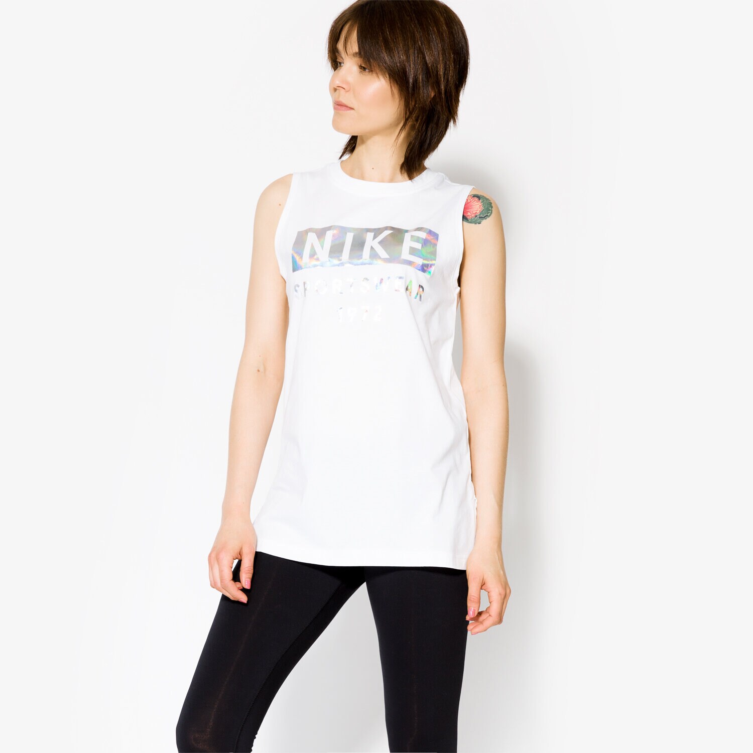 Damen T-Shirt NIKE TANK W NSW TANK HOLOGRAM 848684100 Weiß